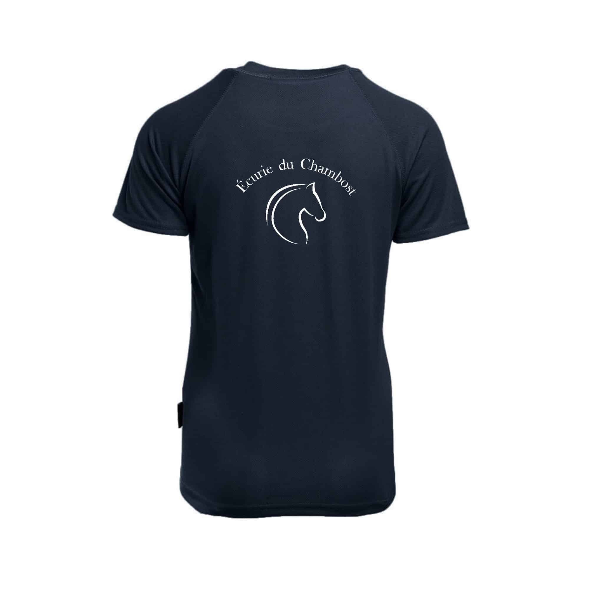 T-Shirt respirant (femme) - Écurie du Chambost - Navy - PK141 – Image 3