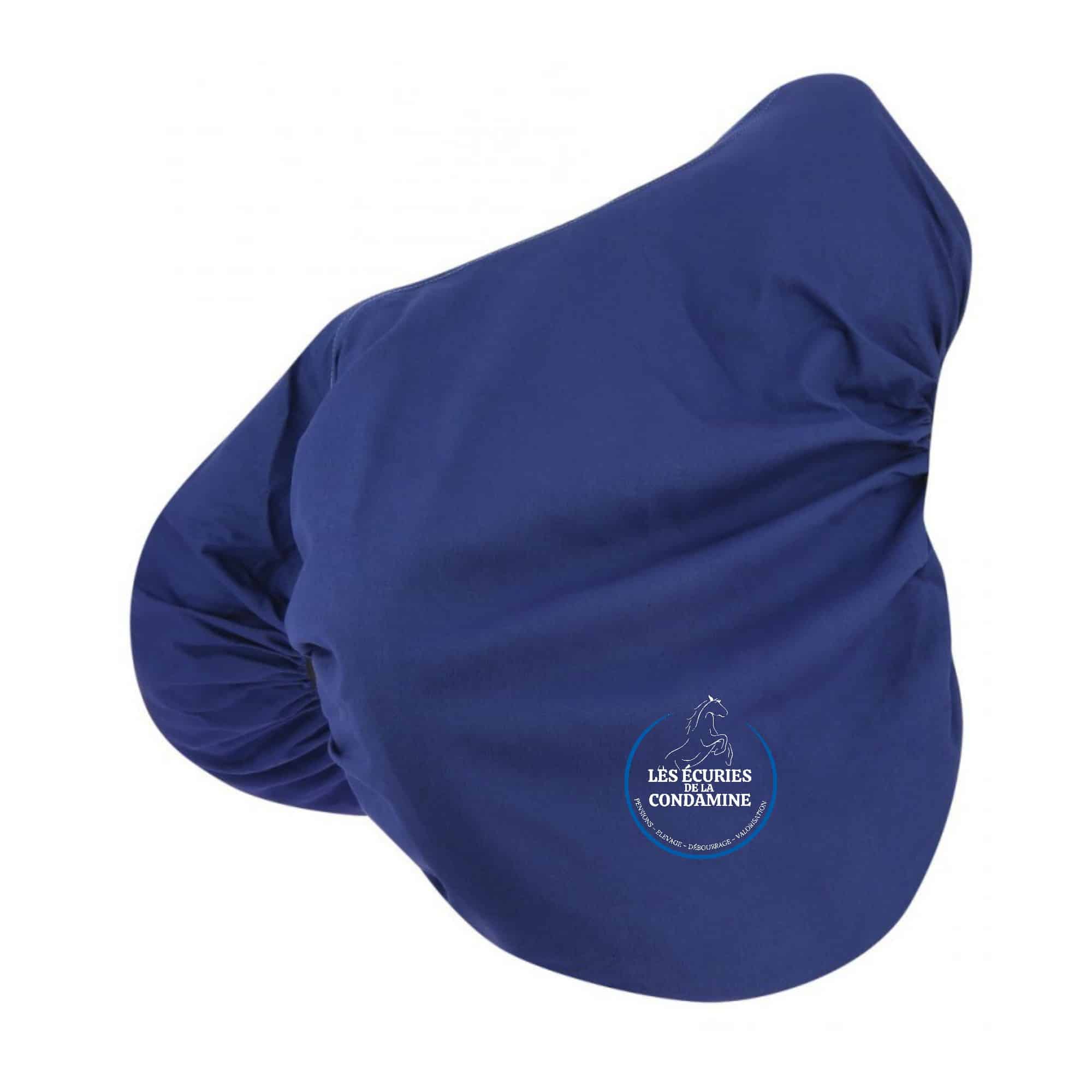 Housse de selle en coton Ridding World - Les écuries de la condamine - Bleu roi - 205100