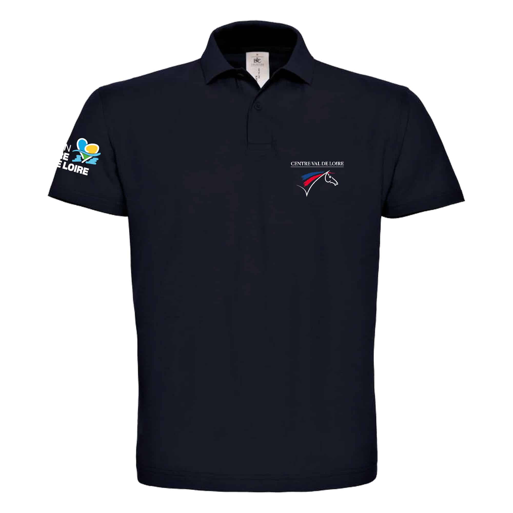 POLO (homme) - Comité Régional d’Equitation Centre Val de Loire CRE CVL - Navy - BCID1