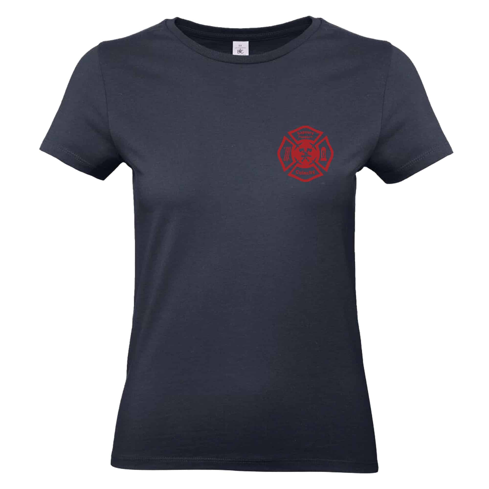 T-SHIRT (femme) - Amicale des Sapeur Pompier de Cuinchy - Navy - BC04T