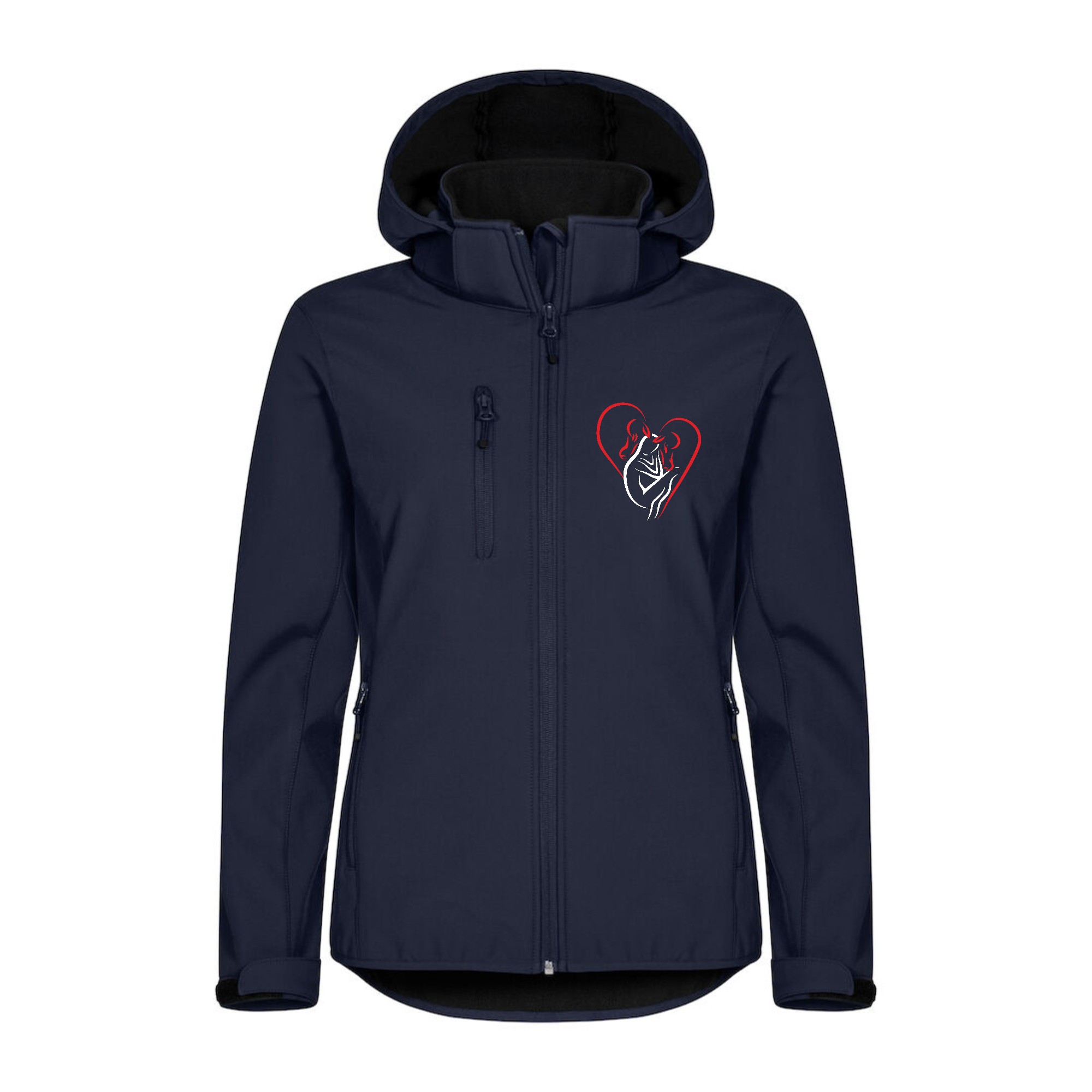 SOFTSHELL "Classic" (femme) - Cavaliers des 2 coeurs - Navy - 0200917