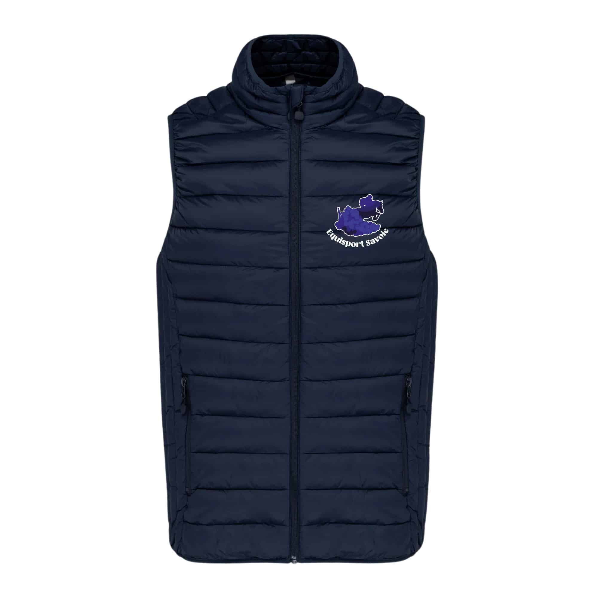 DOUDOUNE SANS MANCHES (homme) - EQUISPORT SAVOIE - Navy - K6113