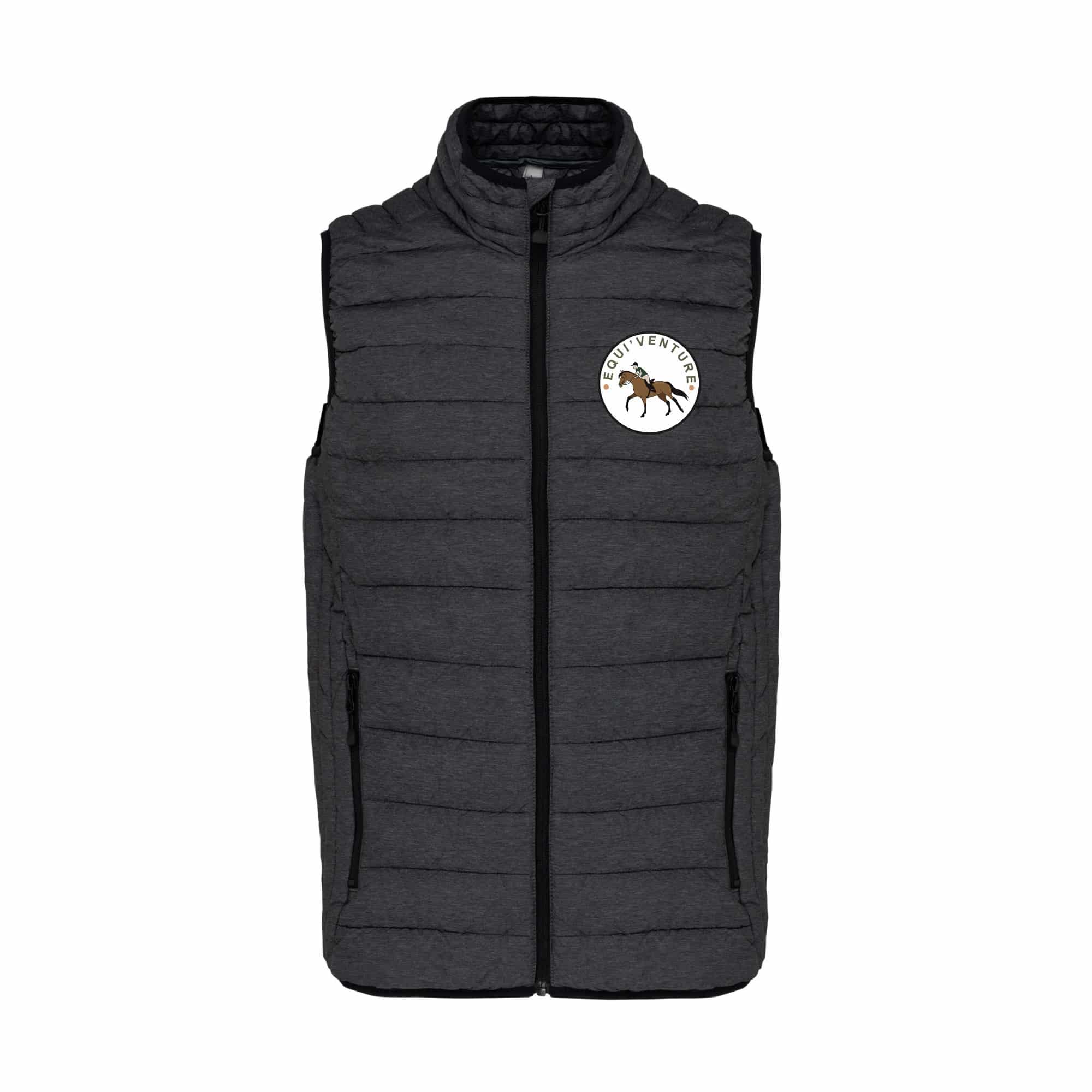 DOUDOUNE SANS MANCHES (femme) - Equi'Venture - Gris Anthracite - K6114