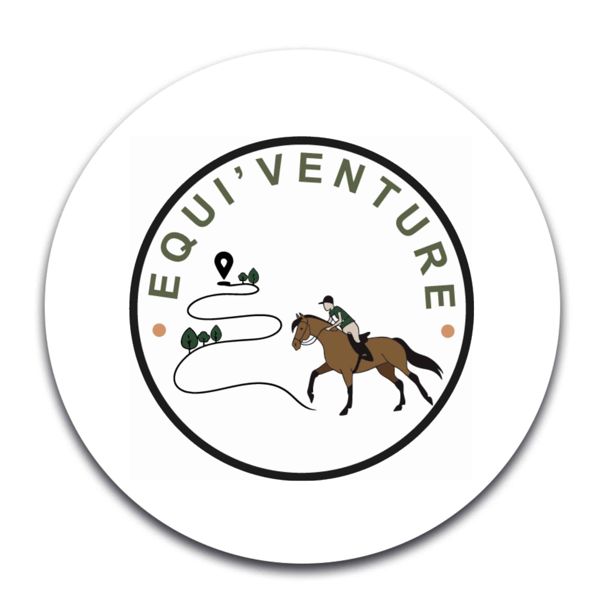 STICKER ROND - Equi'Venture - STI001