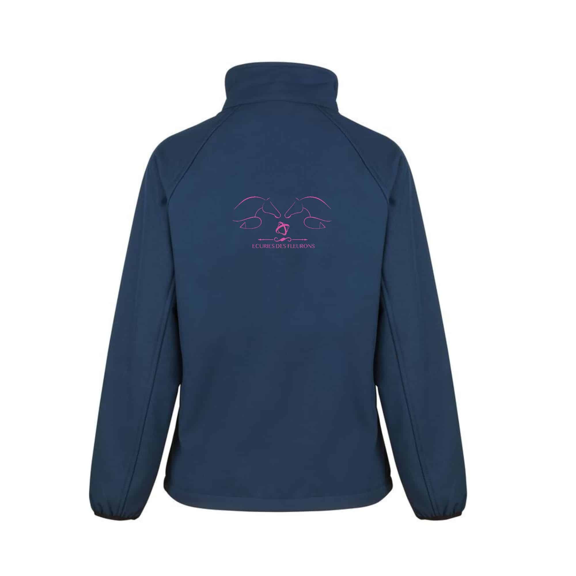 SOFTSHELL ECO (homme) – ecuries des fleurons - Navy - RS231 – Image 3