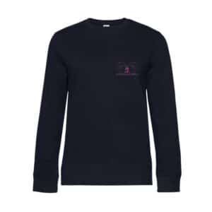 SWEAT COL ROND (enfant) - ecuries des fleurons - Navy - ID332K
