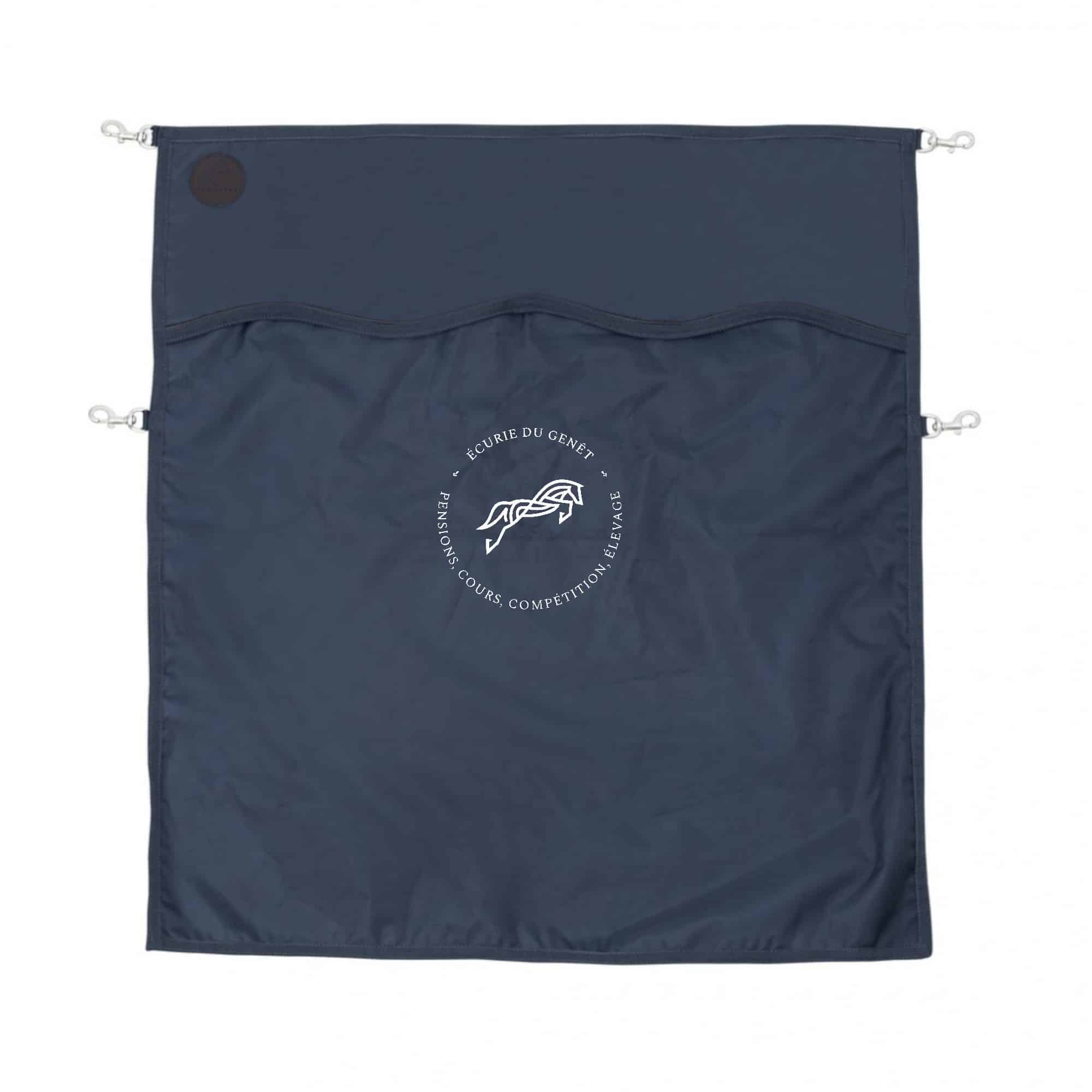 Rideau ou porte de box EQUITHÈME Premium - Écurie du Genêt (41) - Navy - RP001 – Image 2