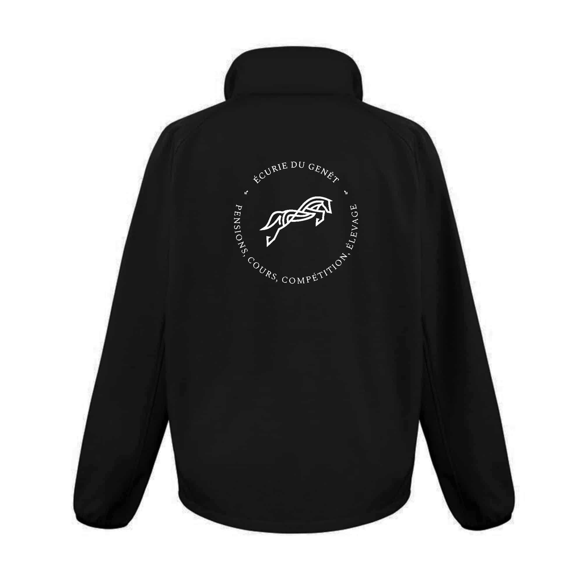SOFTSHELL ECO (femme) – Écurie du Genêt (41) - Noir - R231F – Image 3
