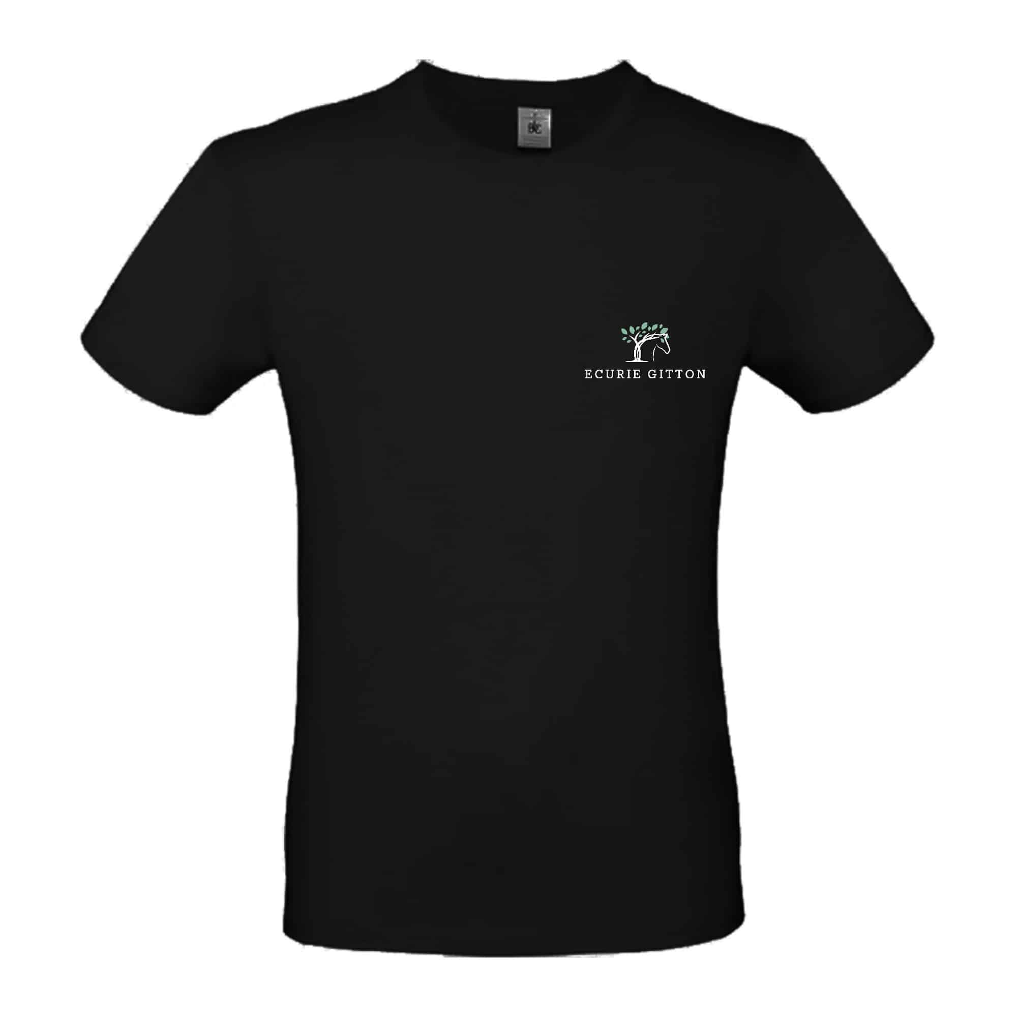 T-SHIRT (enfant) - ECURIE GITTON - Noir - BC03TK