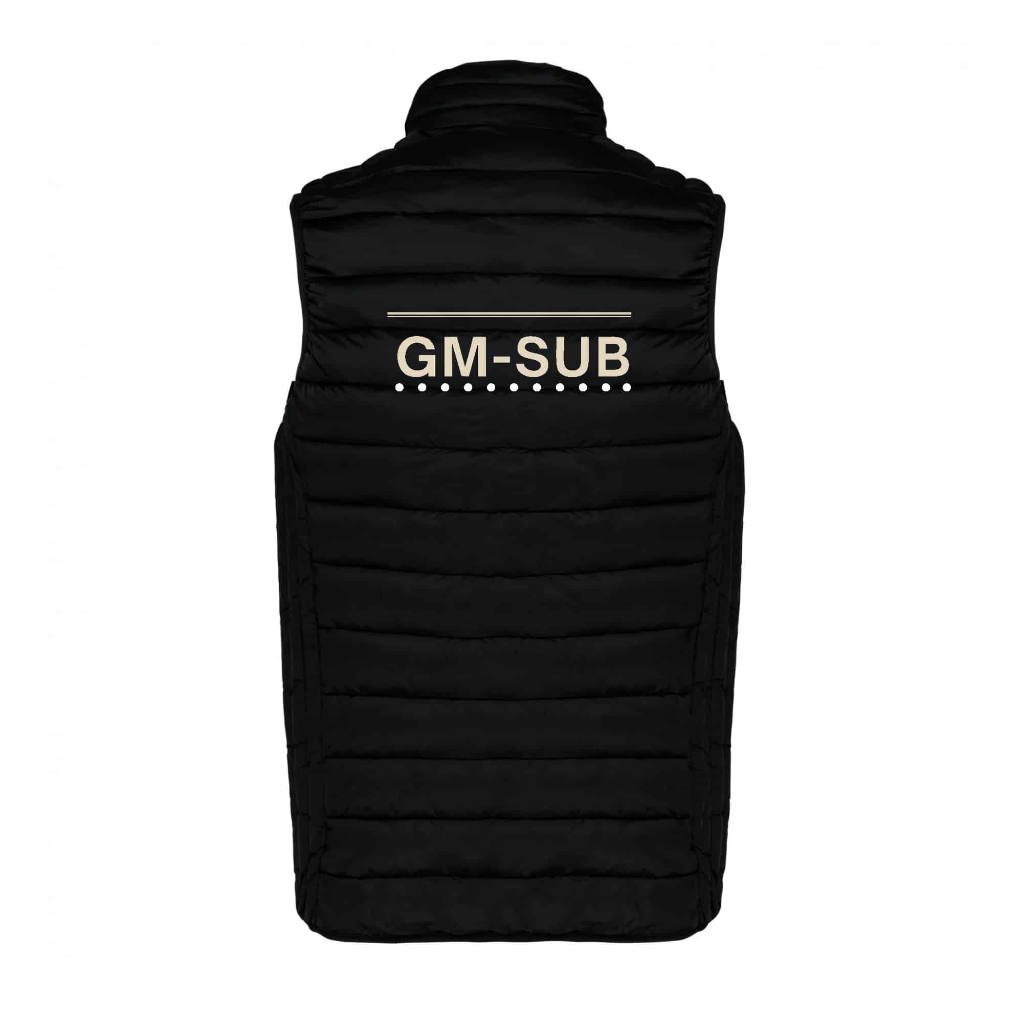 DOUDOUNE SANS MANCHES (homme) - GM SUB - Noir - K6113 – Image 3