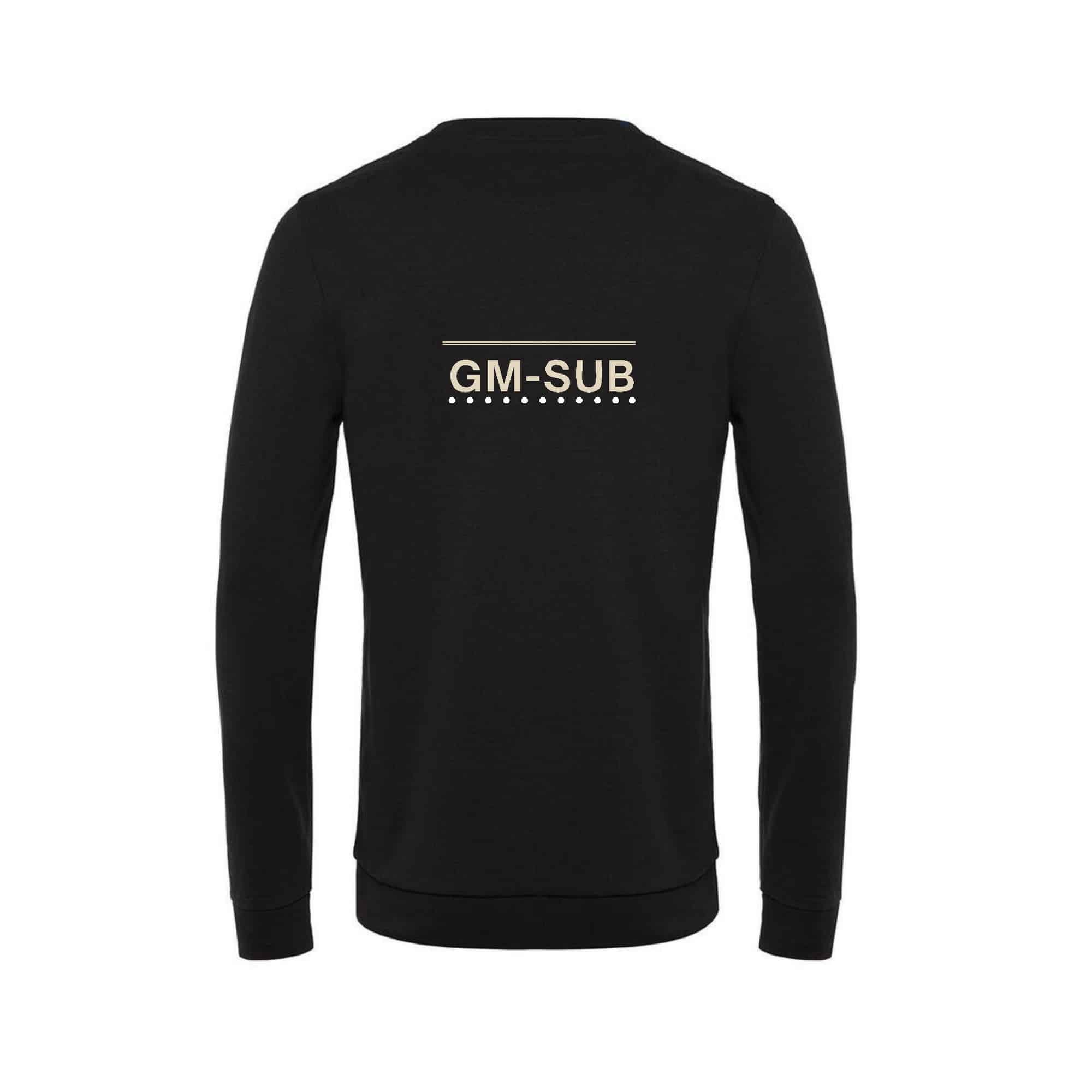 SWEAT COL ROND (femme) - GM SUB - Noir - BCW01Q – Image 3