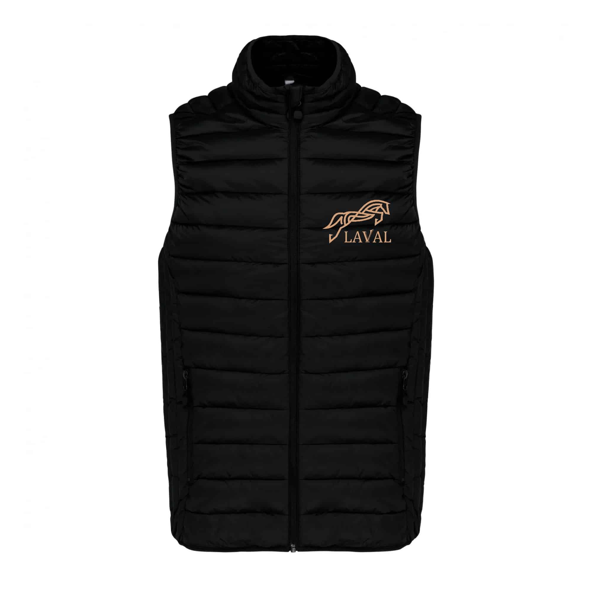 DOUDOUNE SANS MANCHES (femme) - LAVAL EQUITATION - Noir - K6114