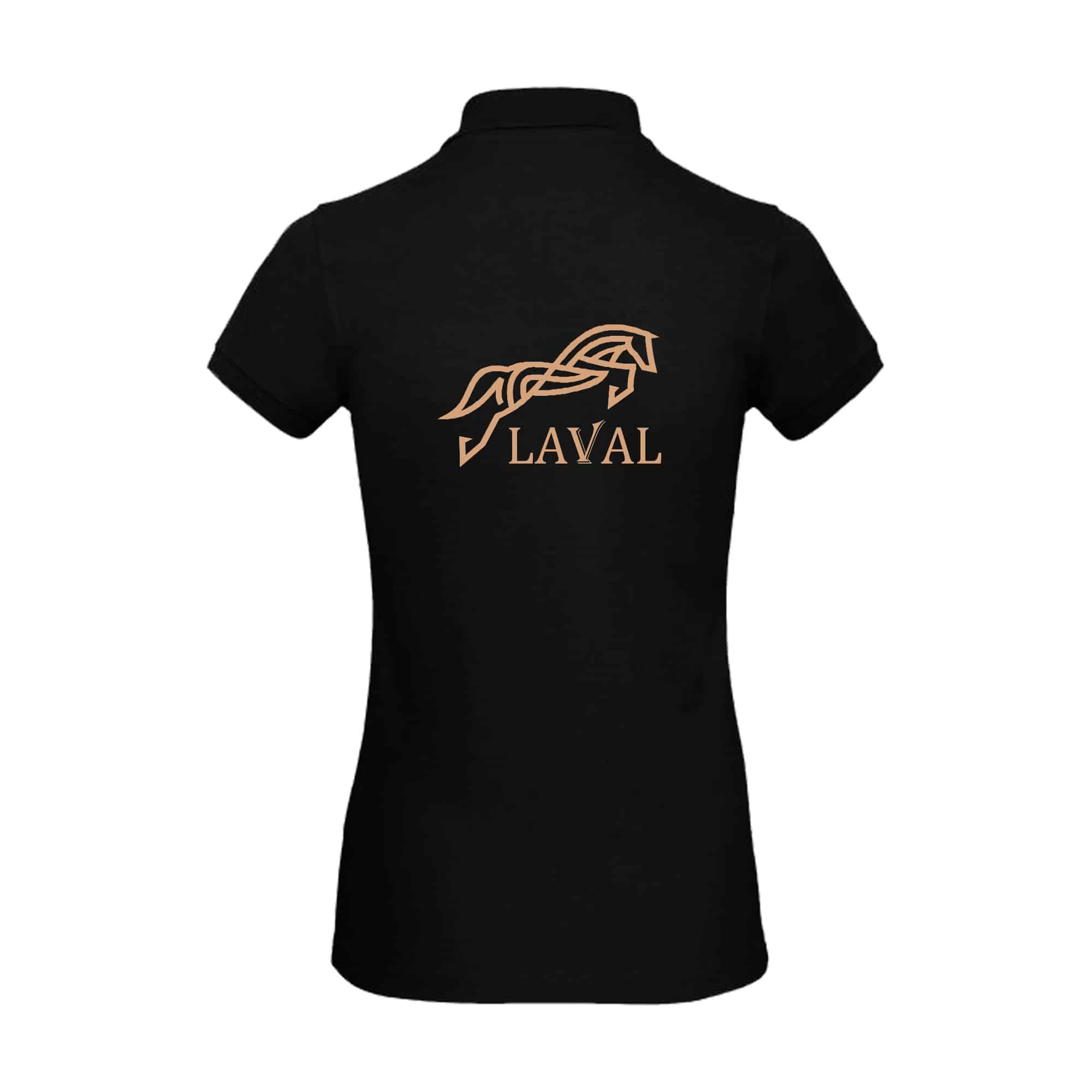 POLO (femme) - LAVAL EQUITATION - Noir - BCI1F – Image 3