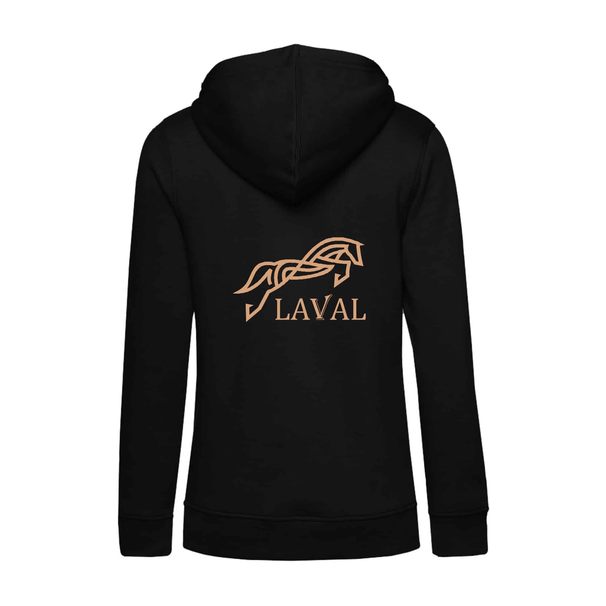 SWEAT A CAPUCHE (femme) – LAVAL EQUITATION - Noir - BCW34B – Image 3