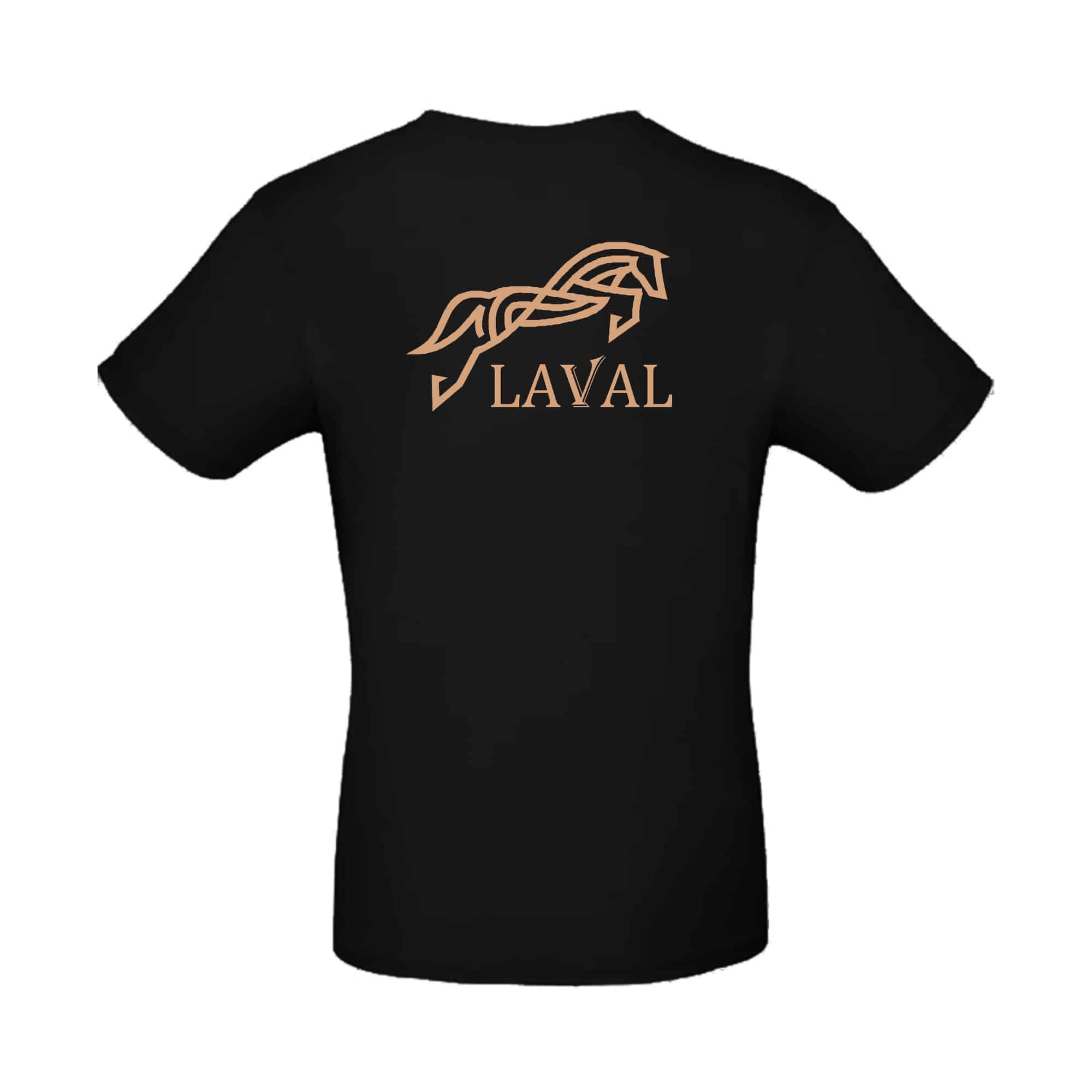 T-SHIRT (homme) - LAVAL EQUITATION - Noir - BC03T – Image 3