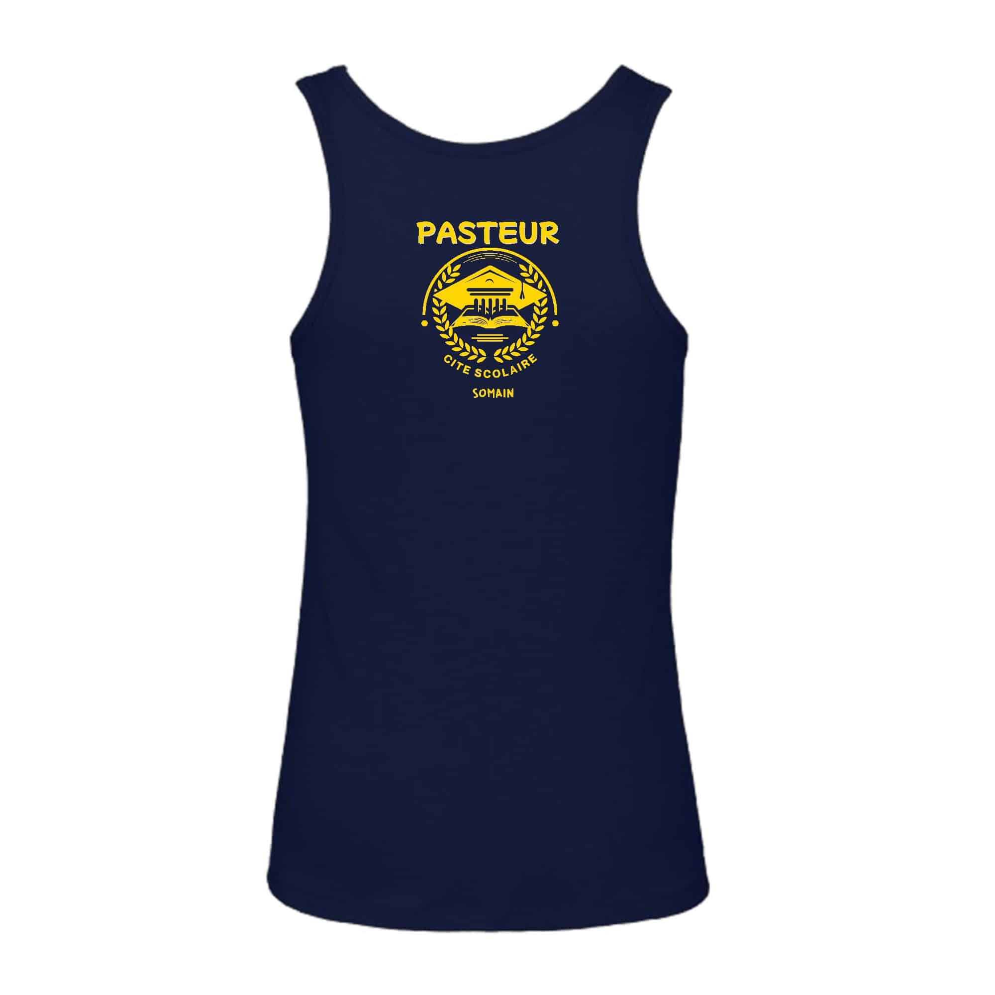 DEBARDEUR (femme) - CITE SCOLAIRE LOUIS PASTEUR SOMAIN - Navy - BC073 – Image 3