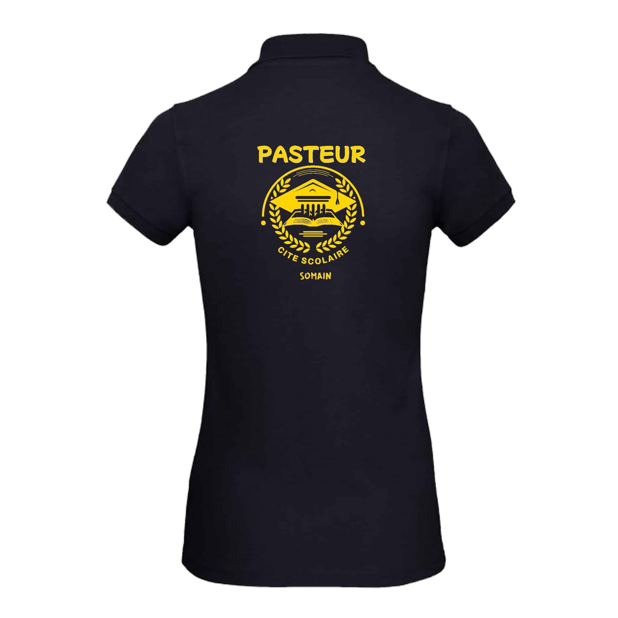 POLO (femme) - CITE SCOLAIRE LOUIS PASTEUR SOMAIN - Navy - BCI1F – Image 3