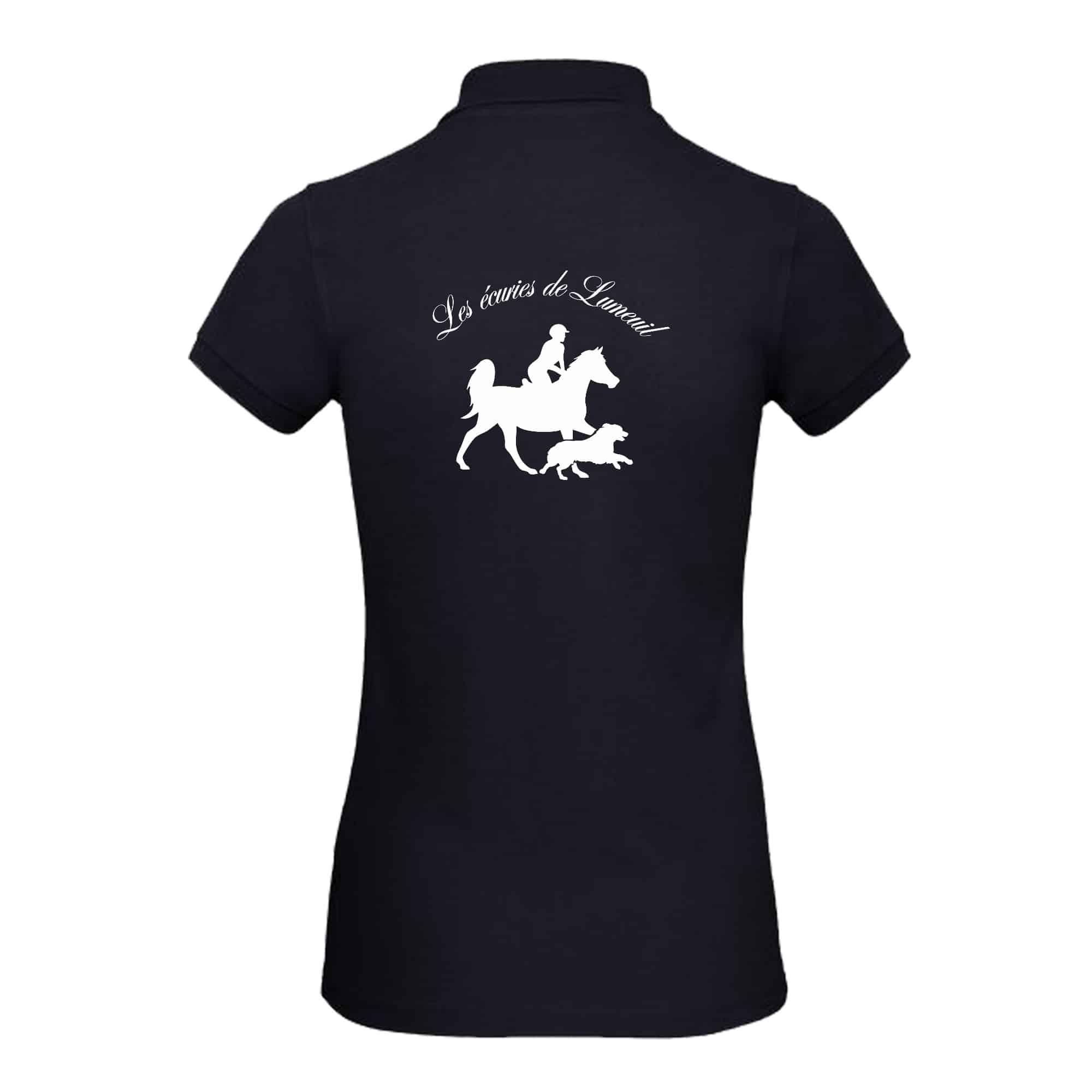 Polo premium (femme) - écuries de Lumeuil - Navy - BCW463 – Image 2