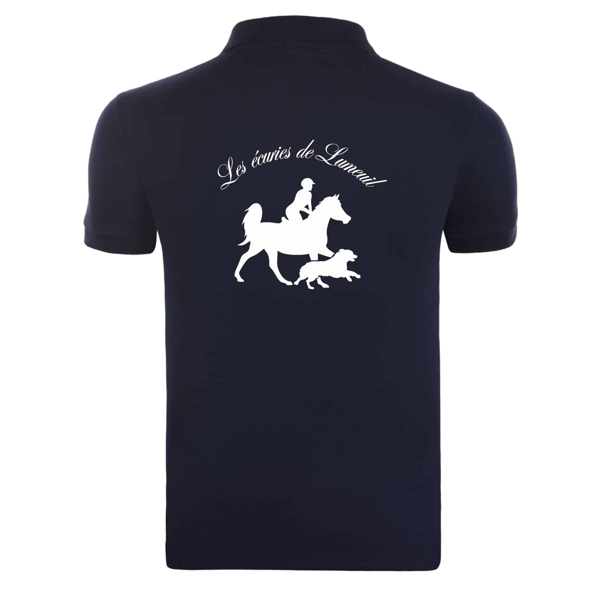 POLO premium (enfant) - écuries de Lumeuil - Navy - K249 – Image 3