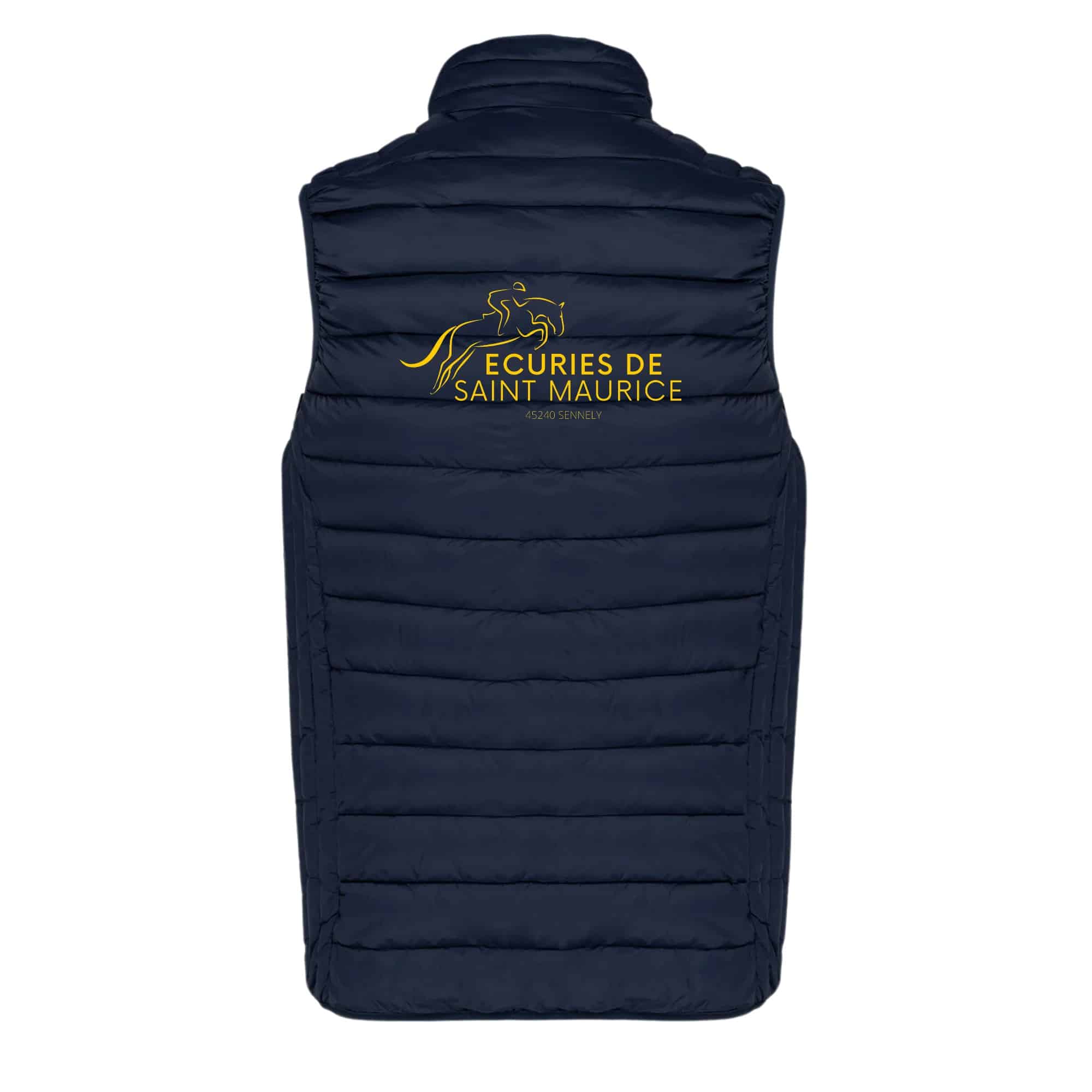 DOUDOUNE SANS MANCHES (femme) - Ecuries de saint Maurice – Navy - K6114 – Image 3