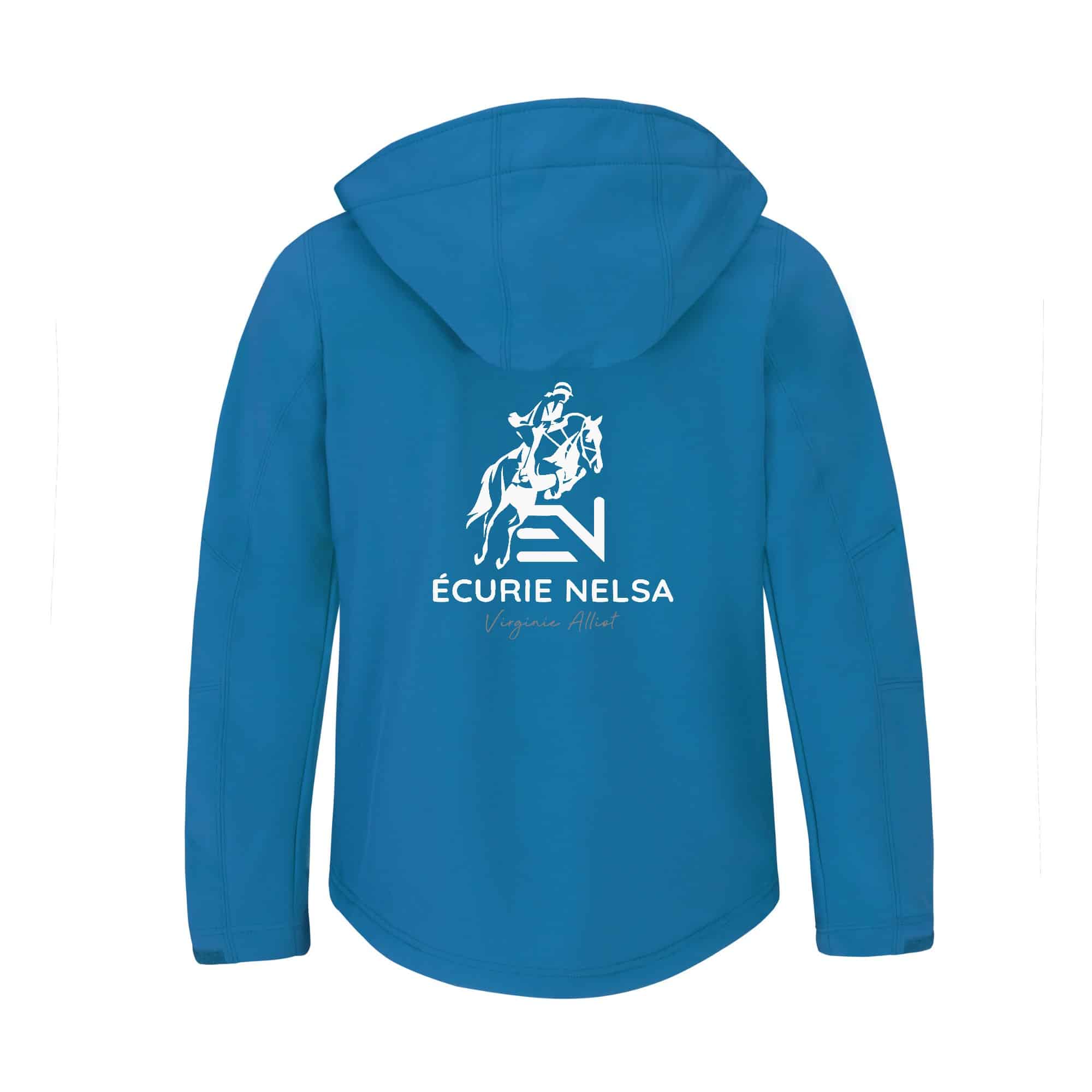 SOFTSHELL (enfant) - Écurie NELSA - Azur - 0200909 – Image 2
