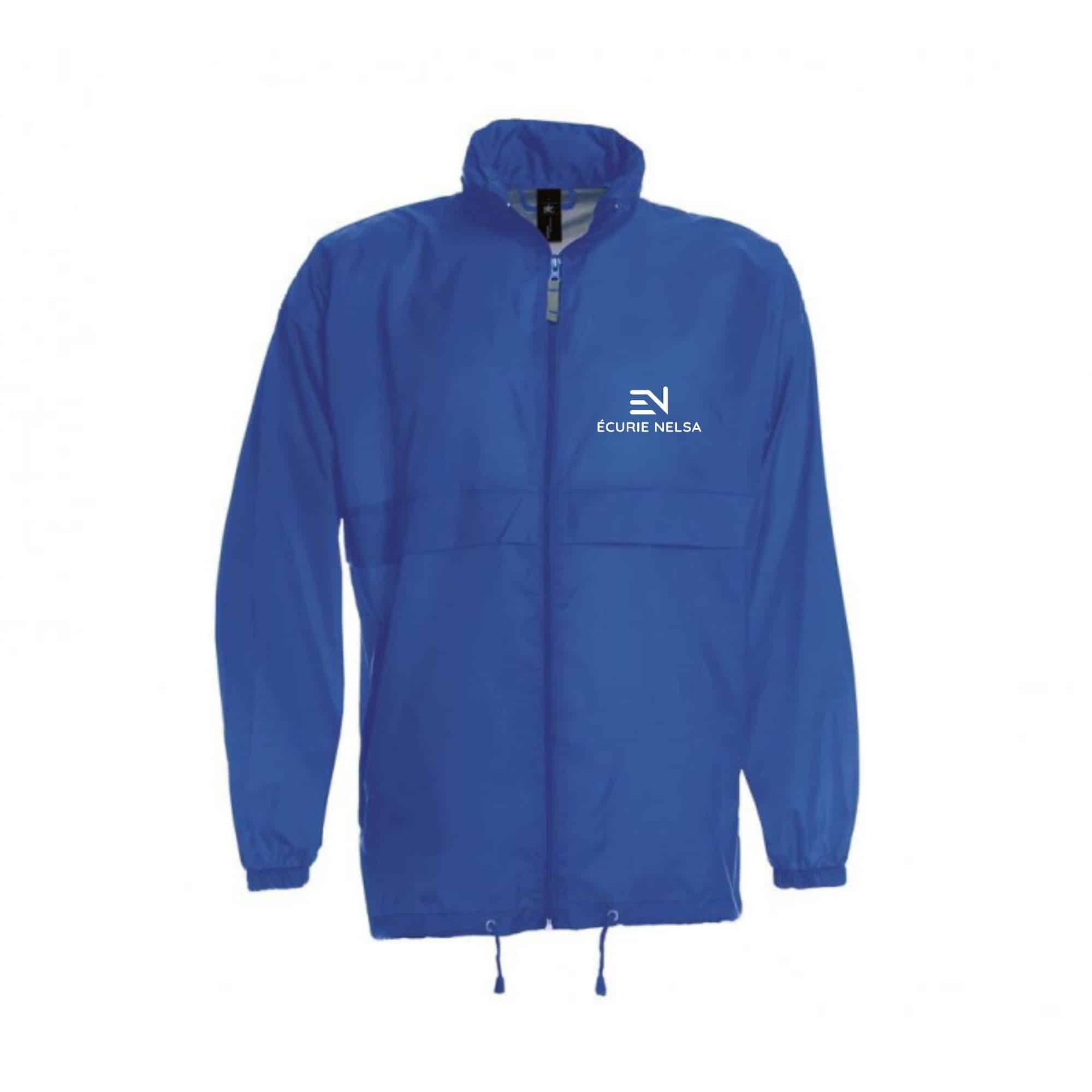 COUPE-VENT (enfant) - Écurie NELSA - Bleu roi - BC631