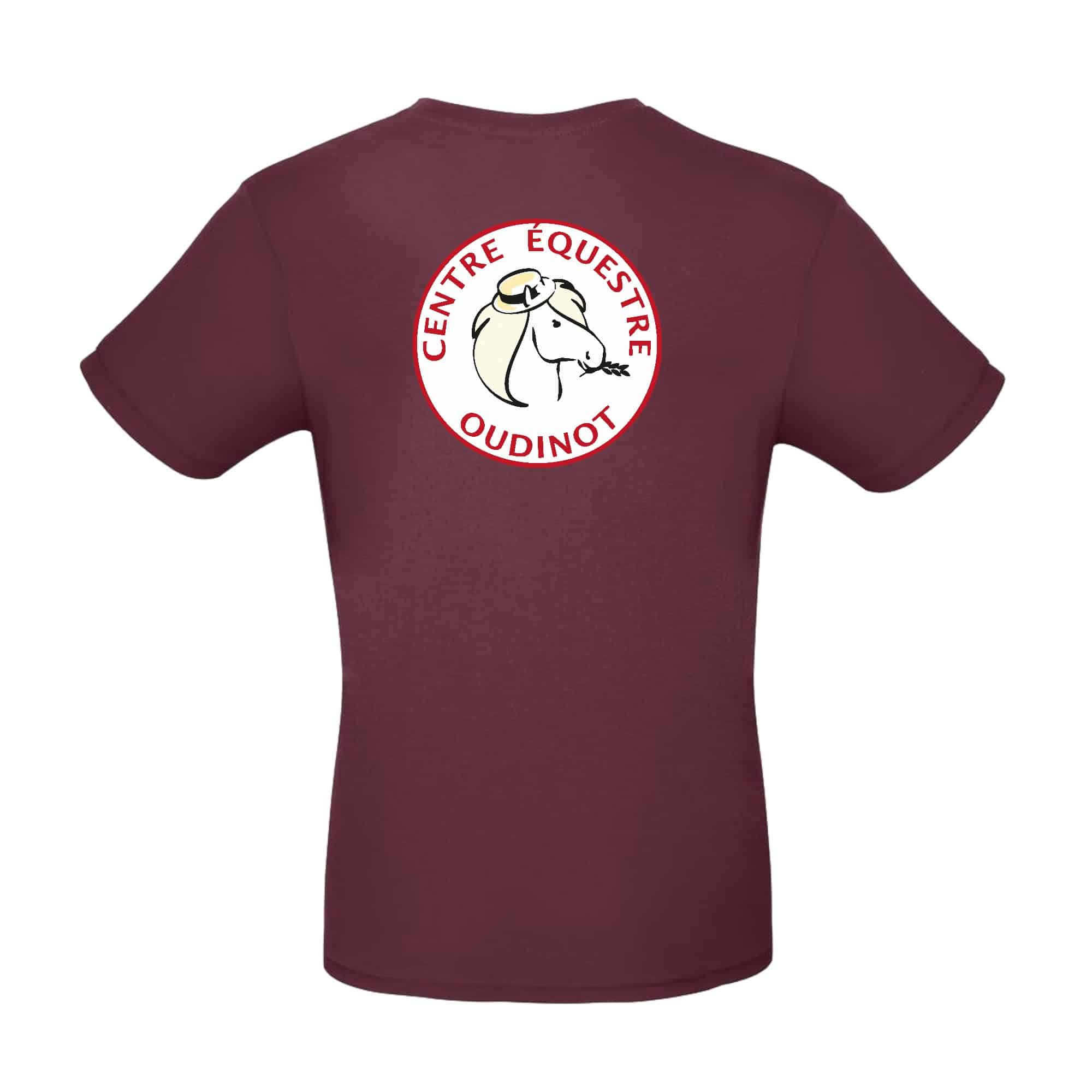 T-SHIRT (homme) - Centre équestre OUDINOT - Bordeaux - BC03T – Image 3