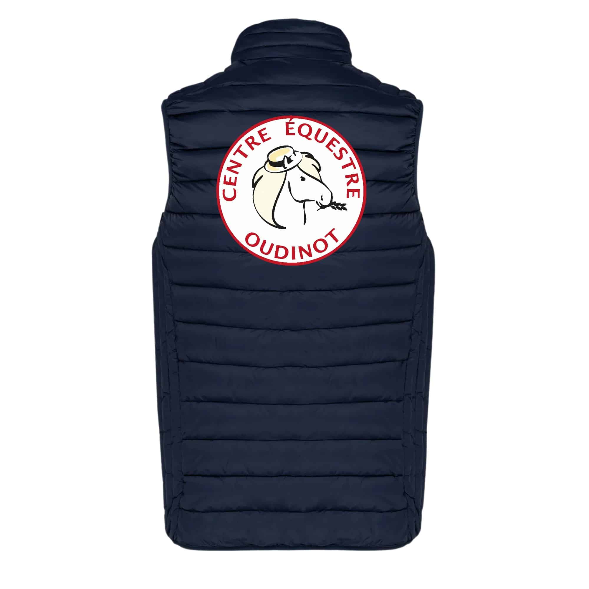 DOUDOUNE SANS MANCHES (enfant) - Centre équestre OUDINOT - Navy - K6115 – Image 3