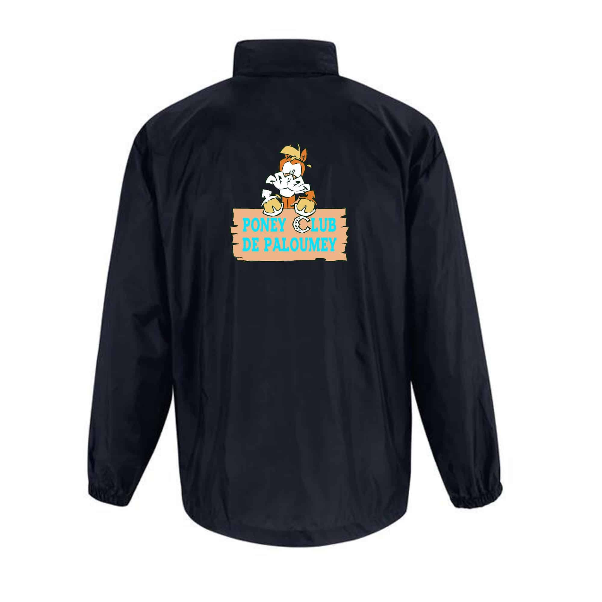 COUPE-VENT (enfant) - PONEY CLUB DE PALOUMEY - Navy - BC631 – Image 2