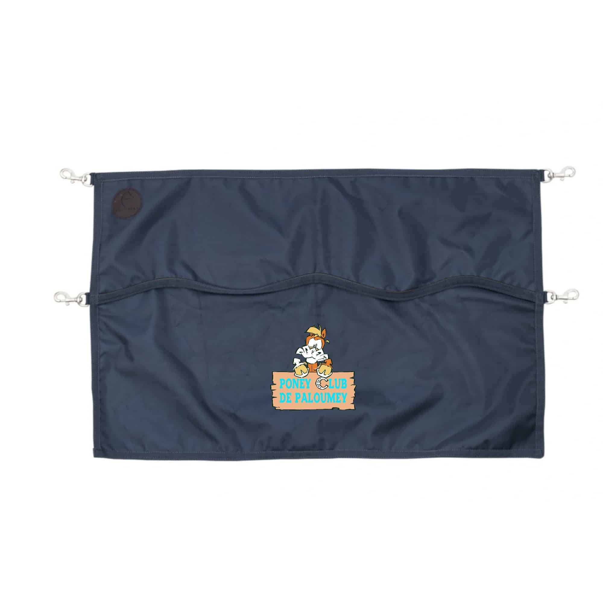 Rideau ou porte de box EQUITHÈME Premium - PONEY CLUB DE PALOUMEY - Navy - RP001 – Image 2