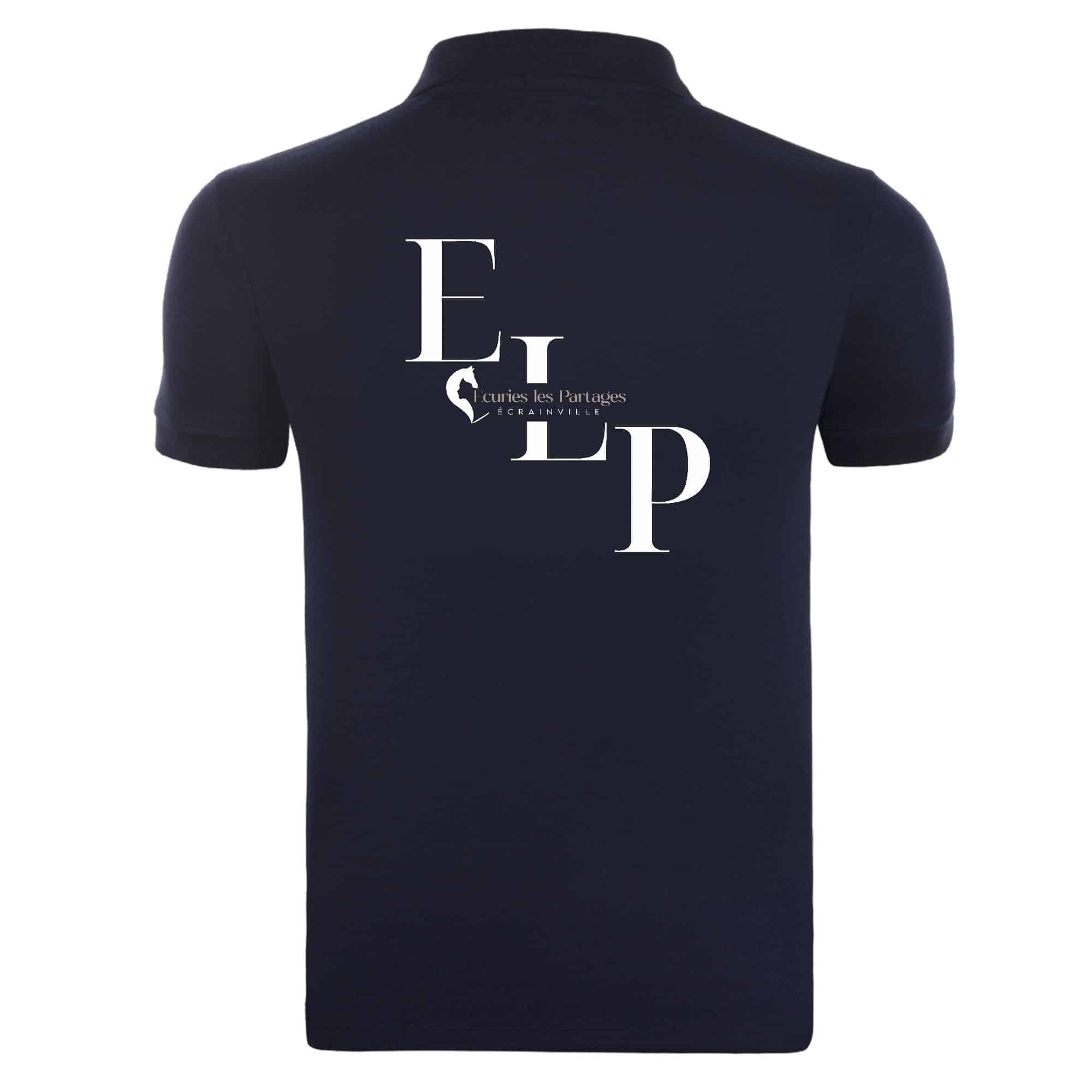 POLO (enfant) - Ecurie les Partages - Navy - BCK424 – Image 3