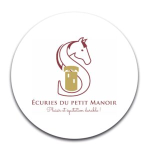 STICKER ROND - LES ECURIES DU PETIT MANOIR - STI001