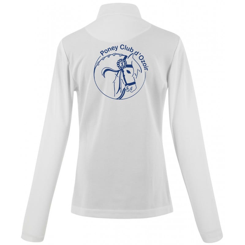 Polo mesh EQUITHEME "Buffy" (Enfant) - PONEY CLUB D’OZOIR – Blanc - 962093 – Image 2