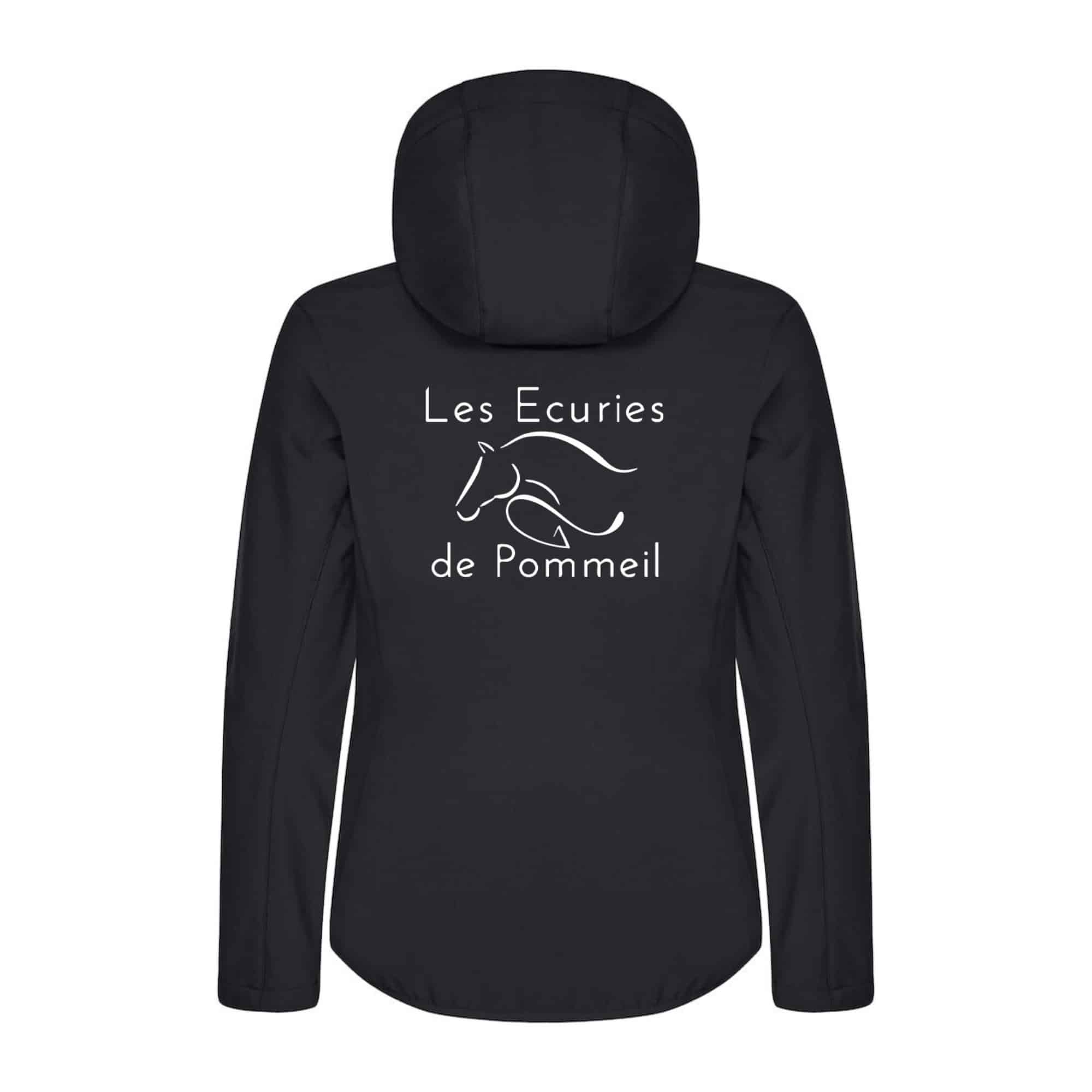 SOFTSHELL "Classic" (Femme) - Les écuries de pommeil - Noir - 0200917 – Image 3