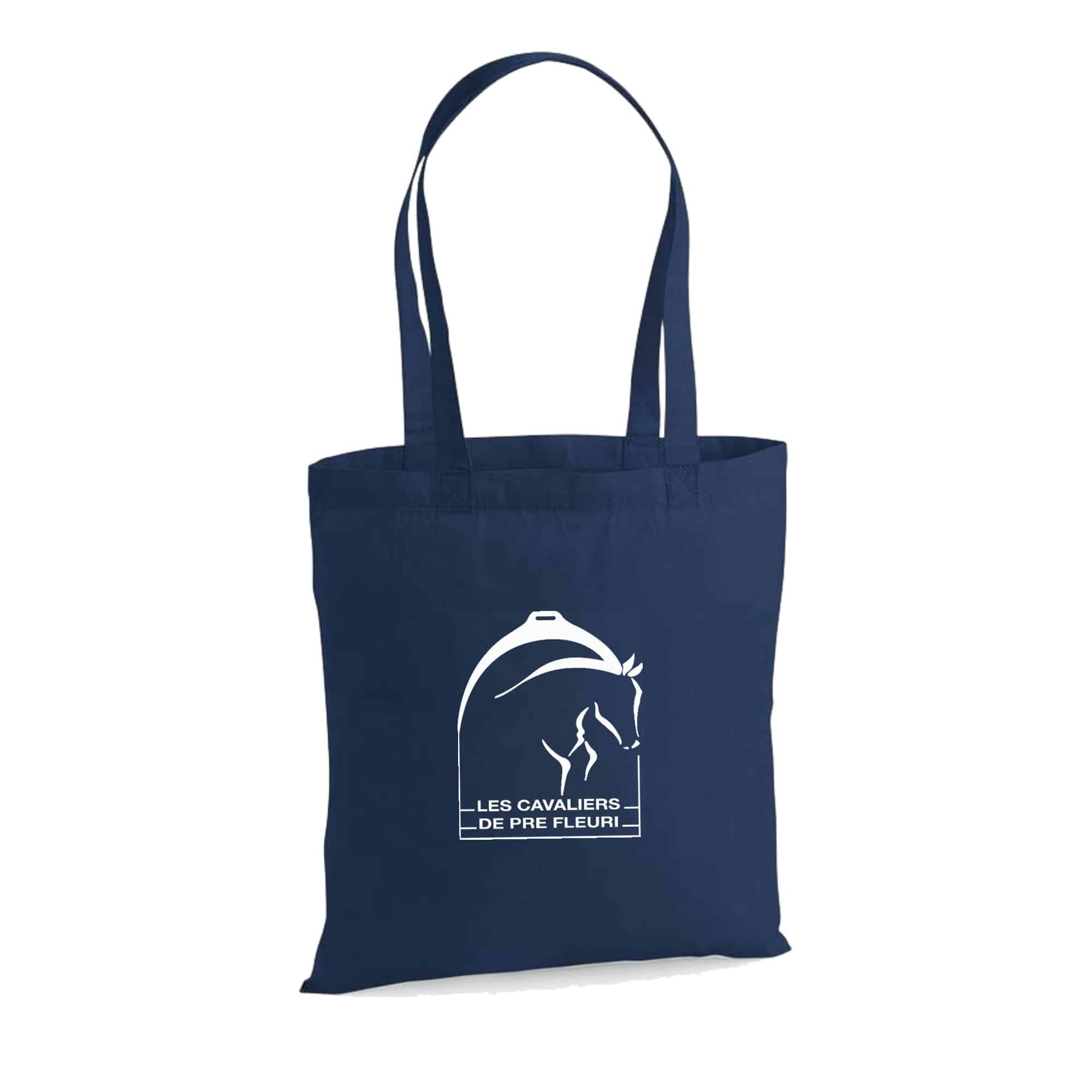 TOTE BAG - Les cavaliers de pré fleuri - Navy - WM101