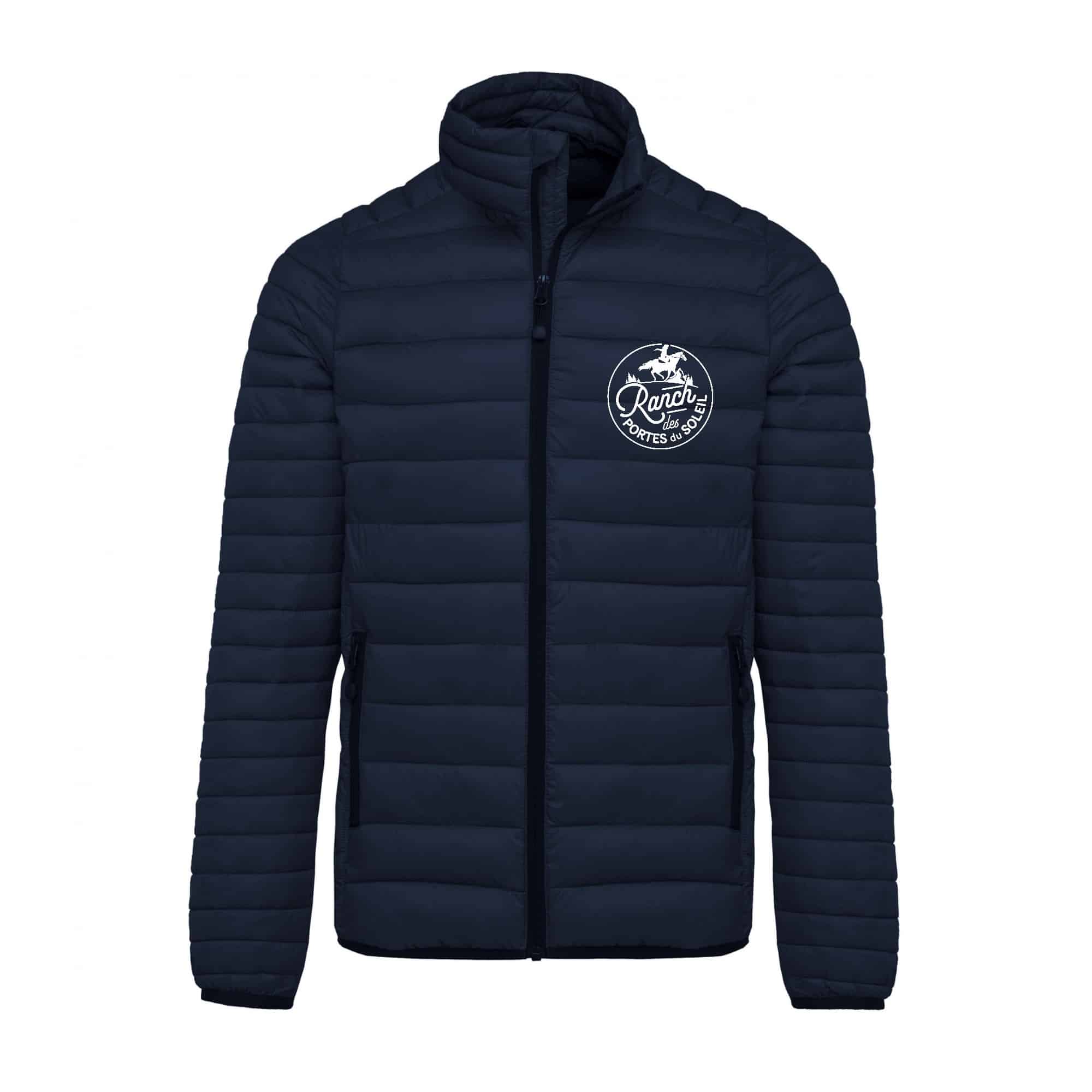 DOUDOUNE AVEC MANCHES (homme) - Ranch des Portes du Soleil - Navy - K6120