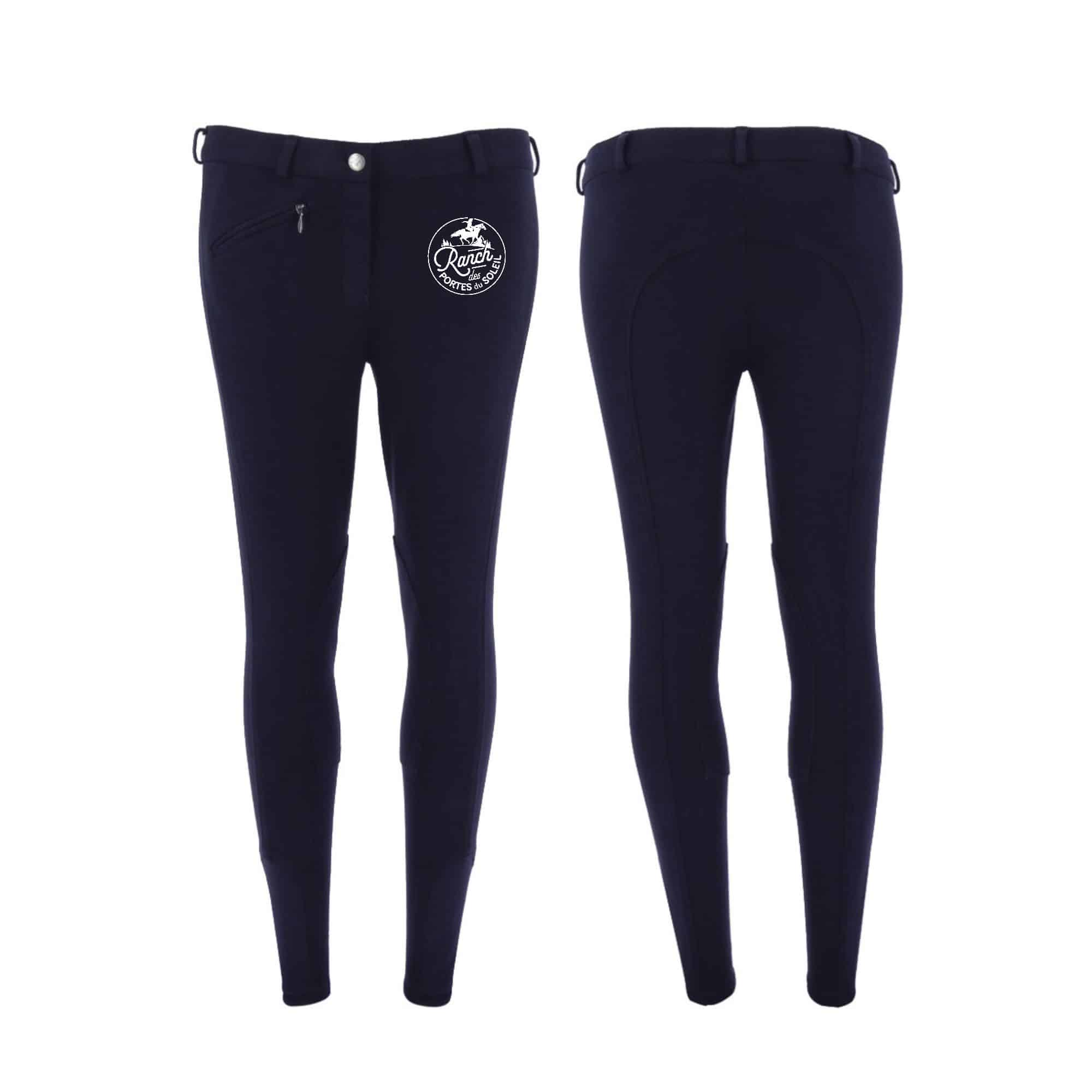 Pantalon d'équitation RIDING WORLD (homme) - Ranch des Portes du Soleil - Navy - 989072