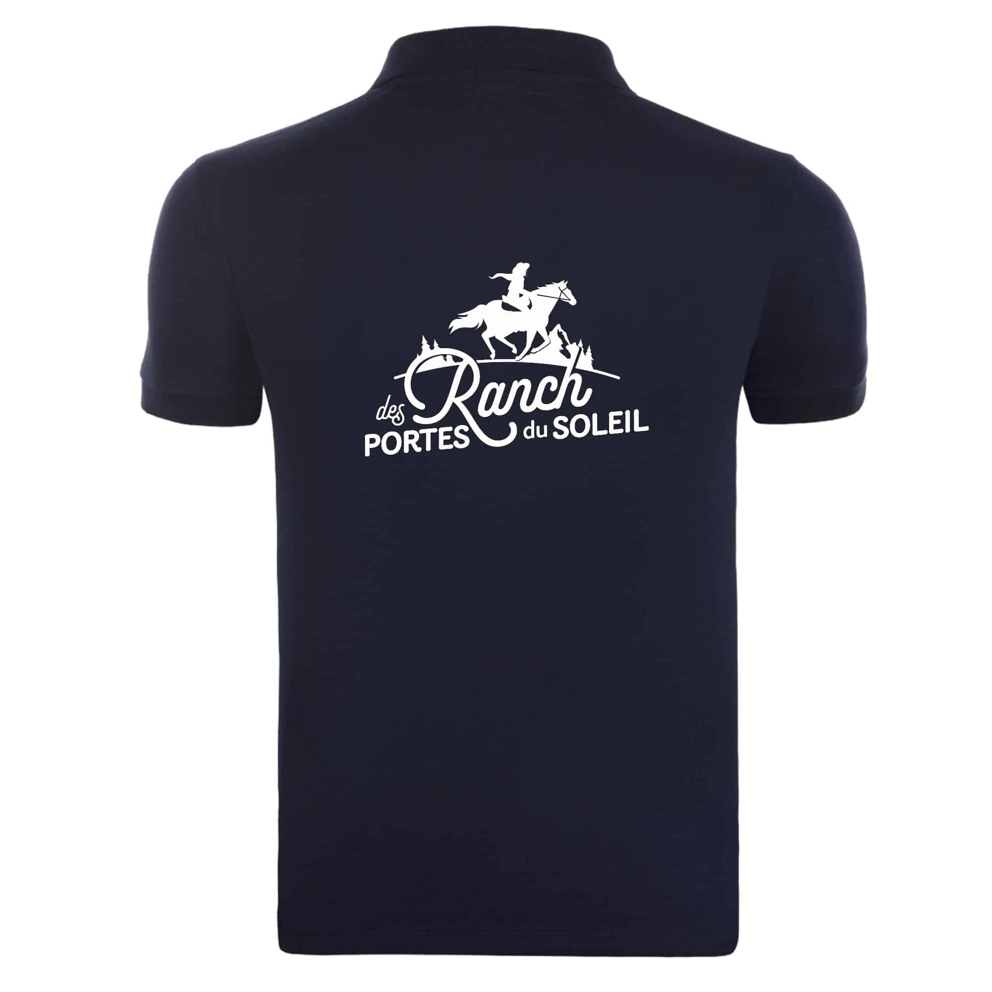 POLO (homme) - Ranch des Portes du Soleil - Navy - BCID1 – Image 3