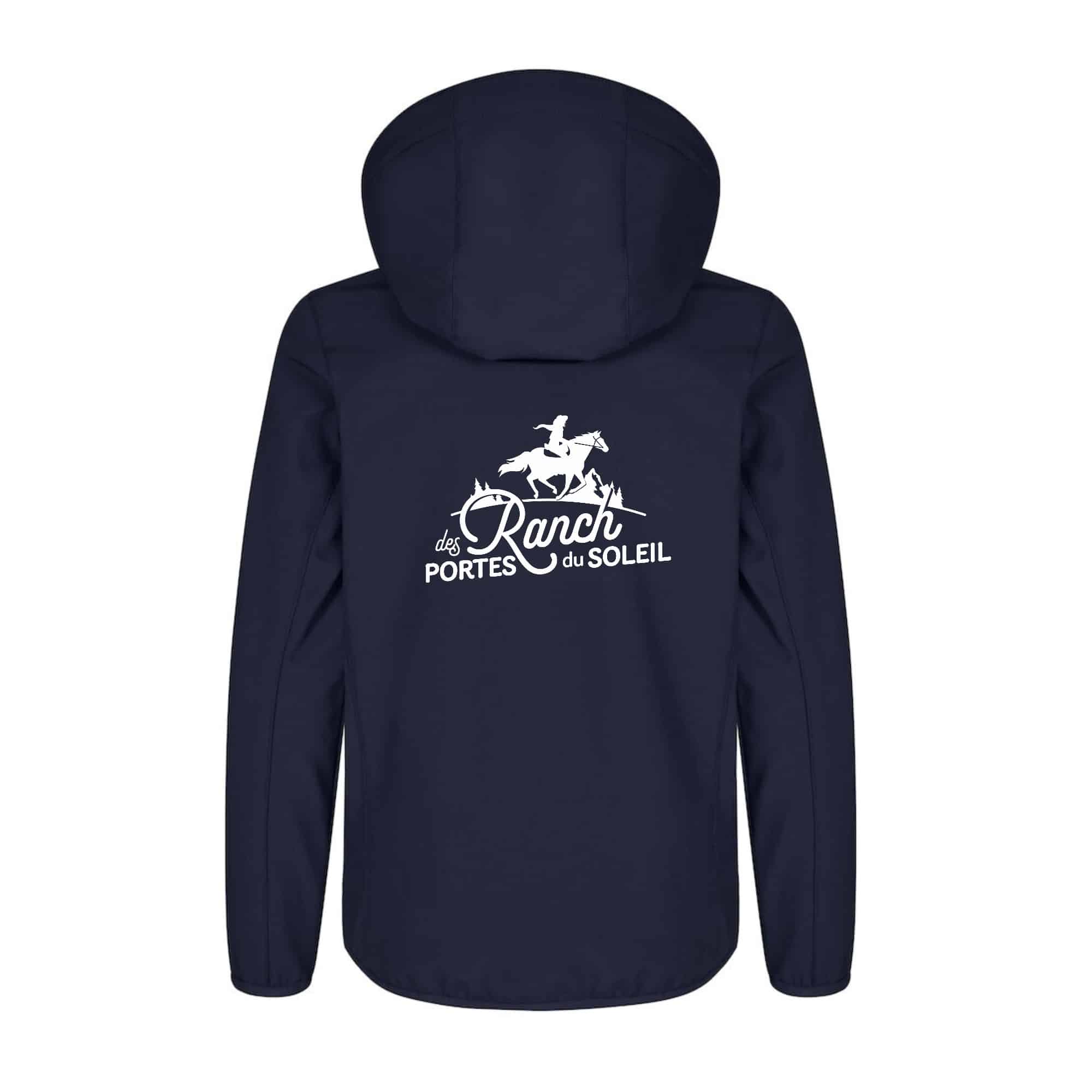 SOFTSHELL "Classic" (enfant) - Ranch des Portes du Soleil - Navy - 0200909 – Image 2