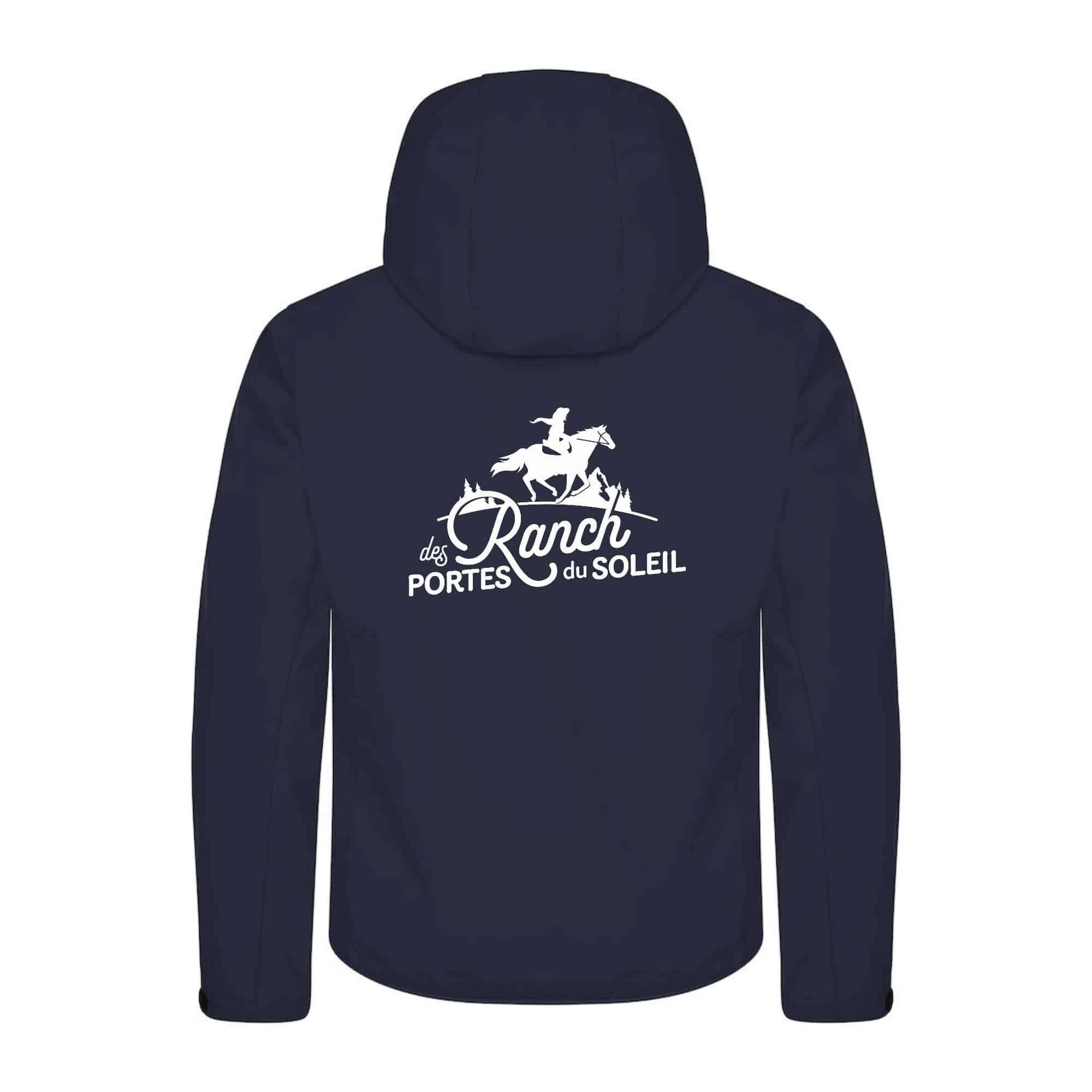 SOFTSHELL "Classic" (homme) - Ranch des Portes du Soleil - Navy - 0200912 – Image 3