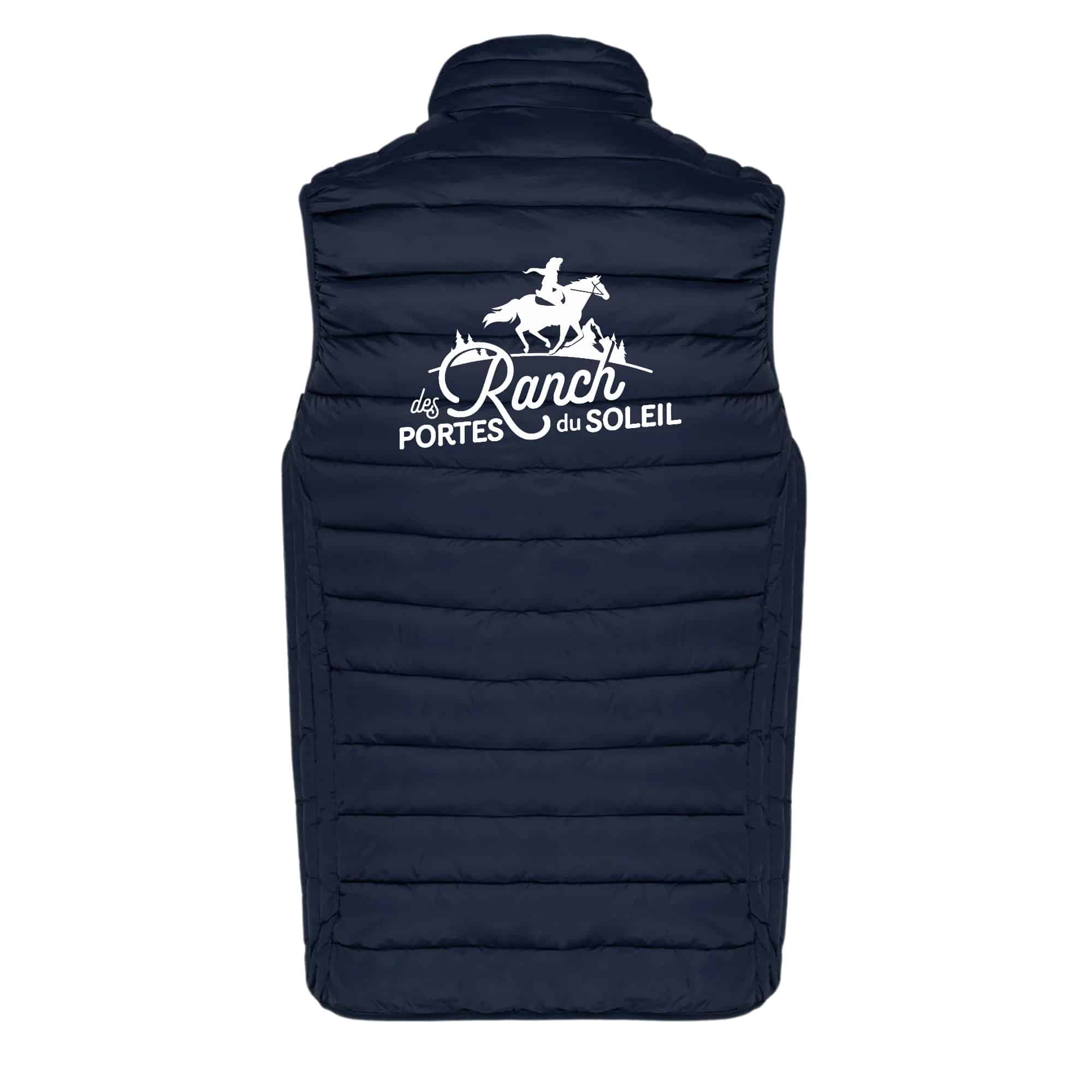 DOUDOUNE SANS MANCHES (enfant) - Ranch des Portes du Soleil - Navy - K6115 – Image 3