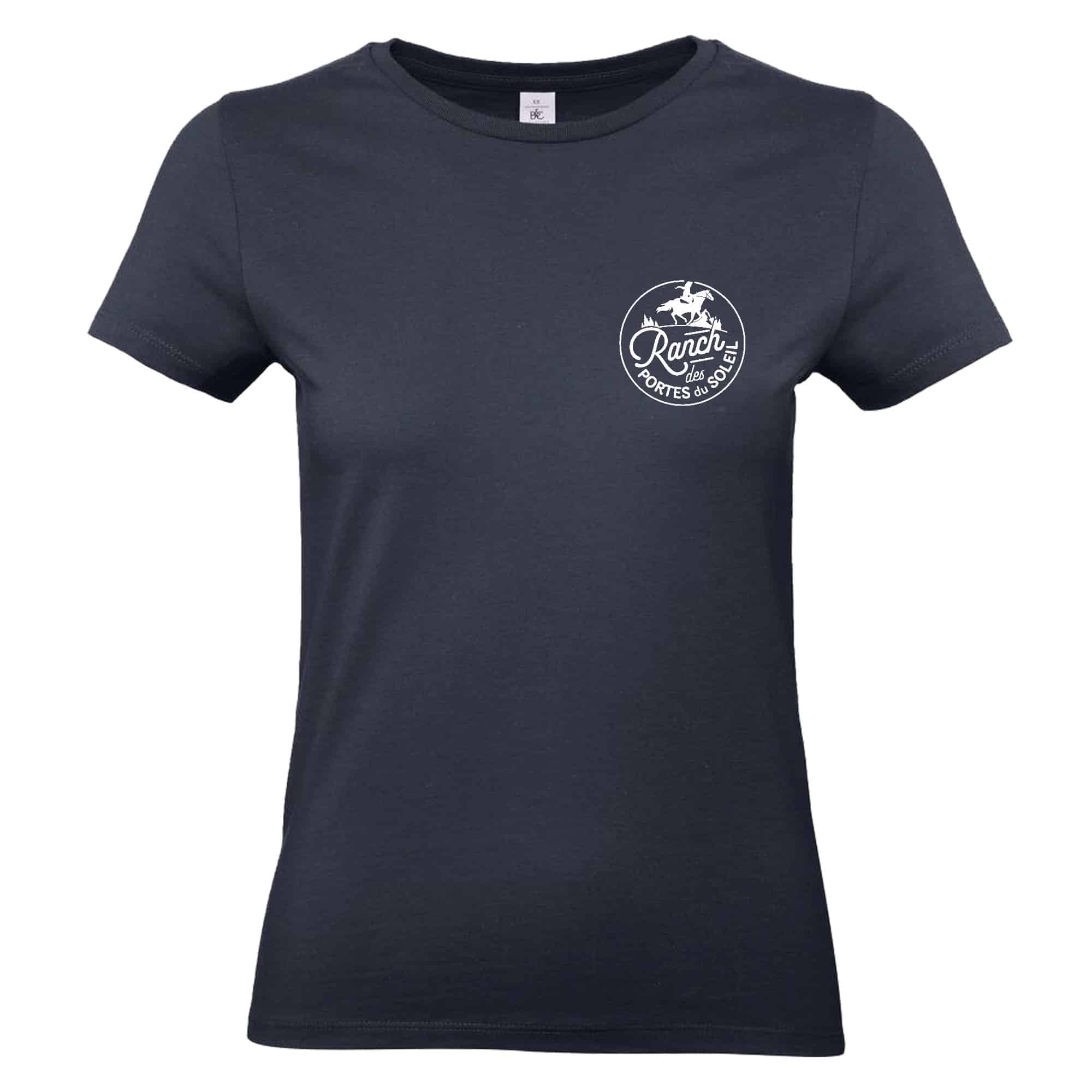 T-SHIRT (femme) - Ranch des Portes du Soleil - Navy - BC04T
