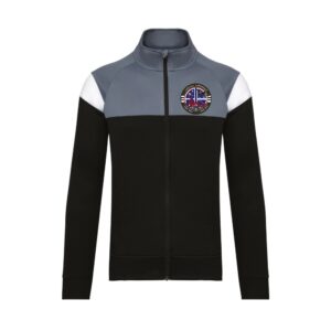 Veste de survêtement zippée (unisexe) - RCPT events - Noir - PA390