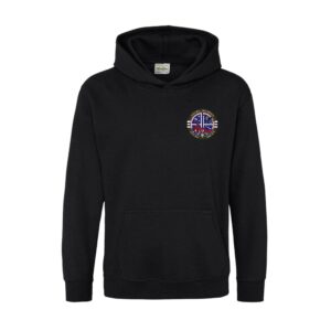 SWEAT A CAPUCHE (enfant) - RCPT events - Noir - K477