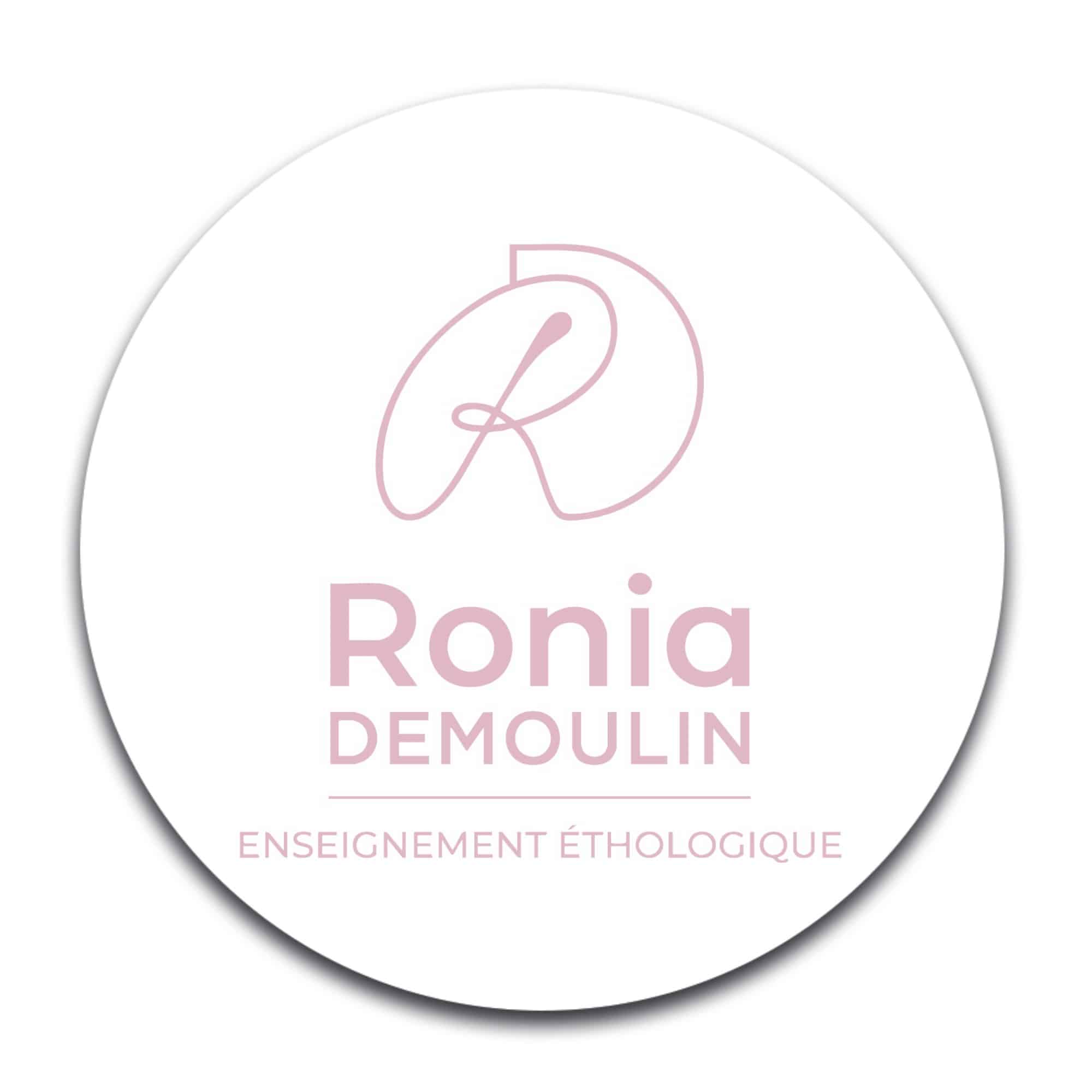STICKER ROND - Ronia Demoulin - Formations Horsemanship - STI001