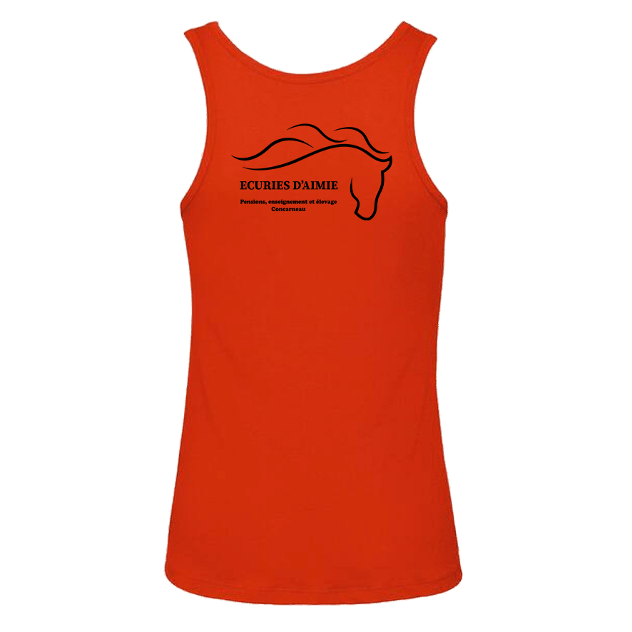 DEBARDEUR (femme) – Écuries D’Aimie – Rouge – BC073 – Image 3