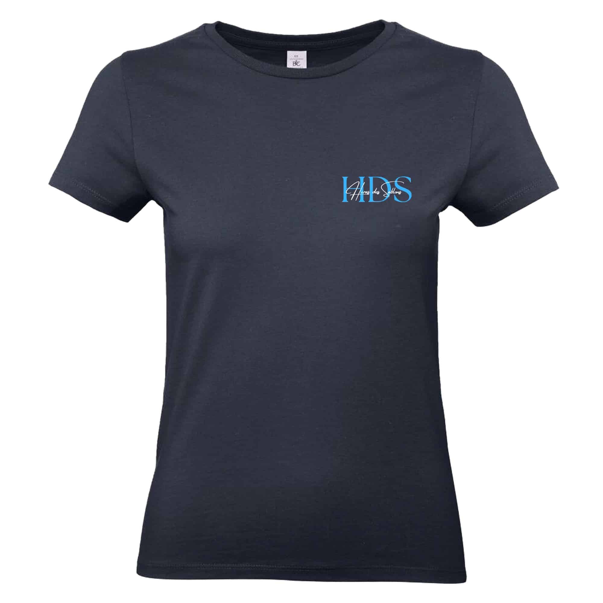 T-SHIRT (femme) - Haras des Sablons - Navy - BC04T