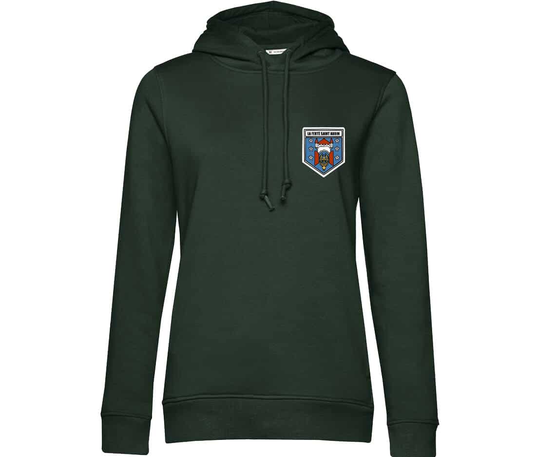 SWEAT A CAPUCHE (femme) – Sapeurs pompiers la Ferté saint Aubin - BCW34B – Image 3