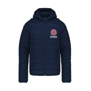 DOUDOUNE AVEC MANCHES ET CAPUCHE (enfant) - Top mental - Navy - K6112