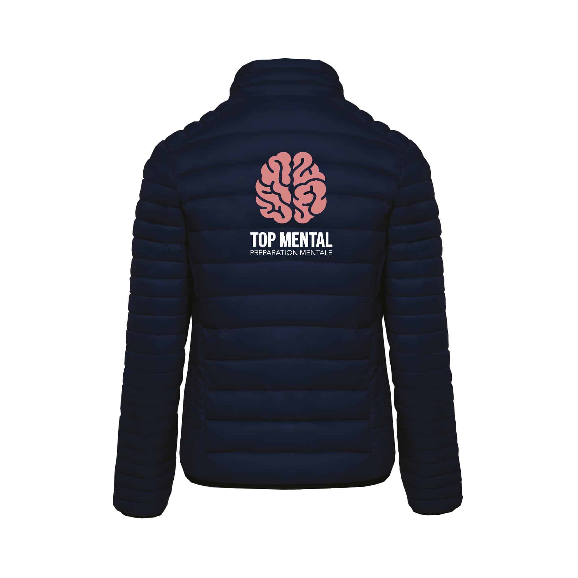 DOUDOUNE AVEC MANCHES (femme) - Top mental - Navy - K6121 – Image 3